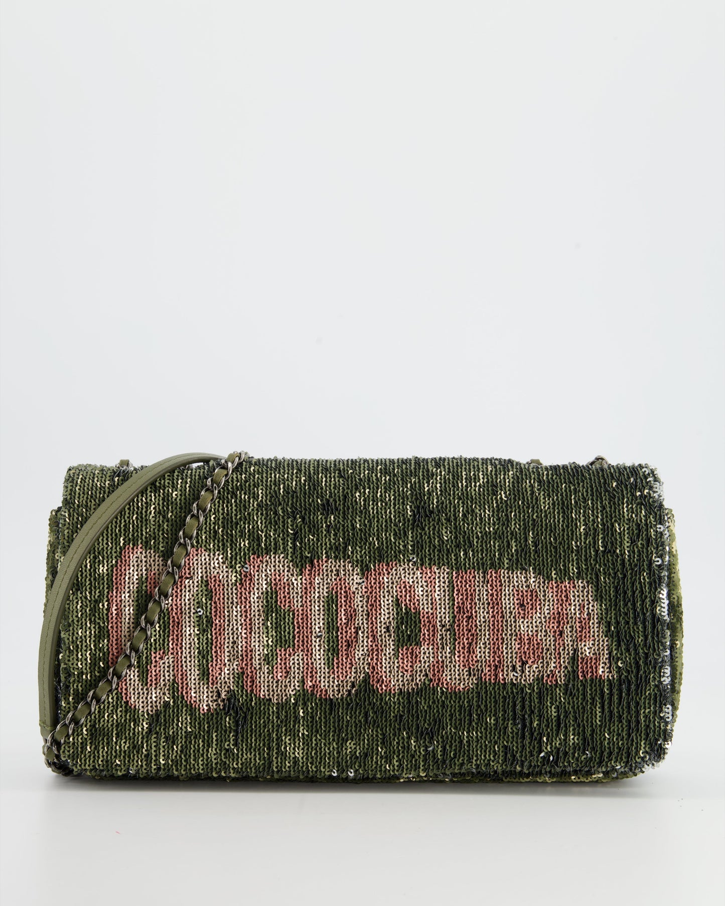 Chanel *limited Edition* Limited Edition Khaki Sequin Coco Cuba Bag
