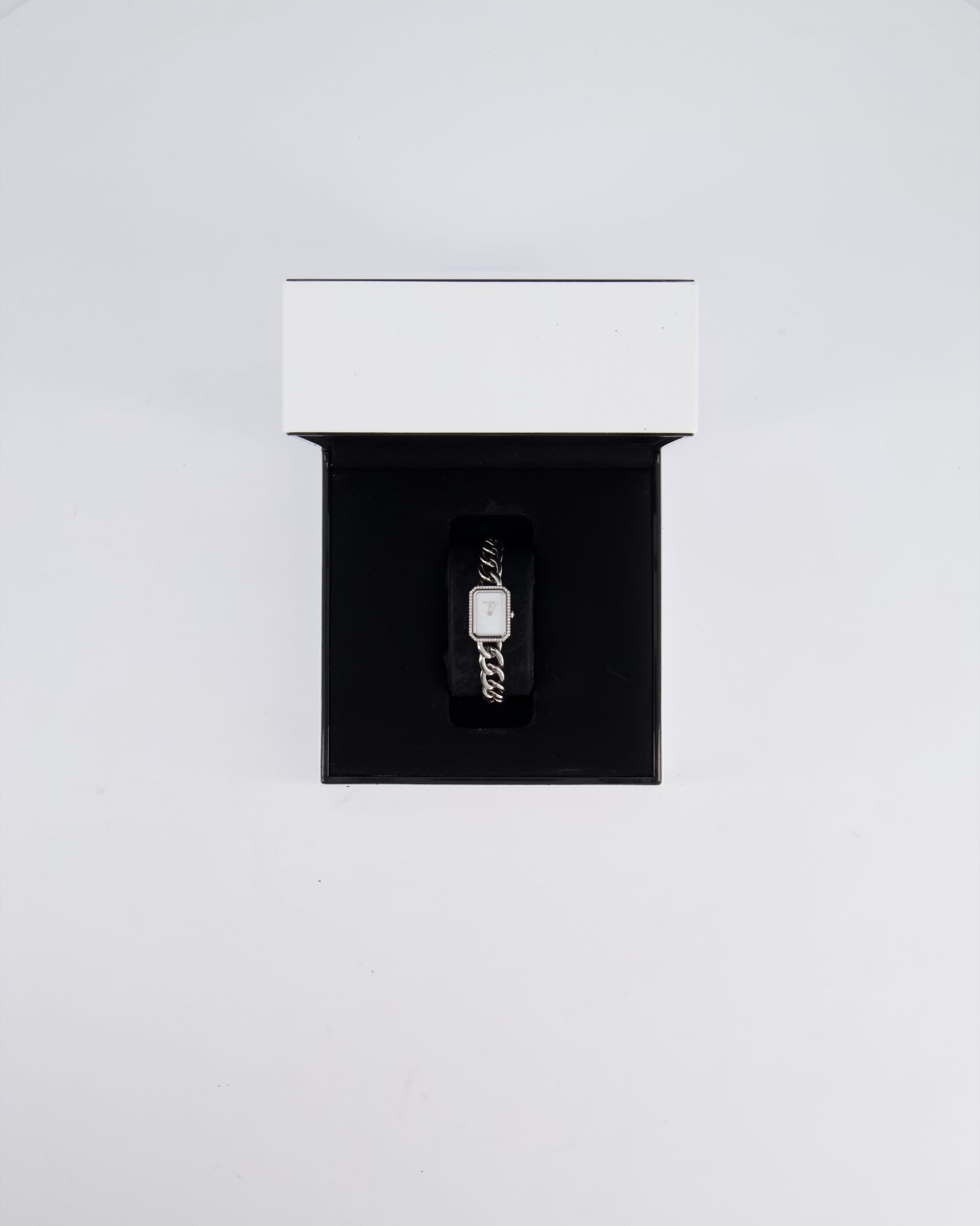 Chanel Stainless Steel Premiere H3253 Diamond And Mother Of Pearl 26Mm Quartz Watch Bag