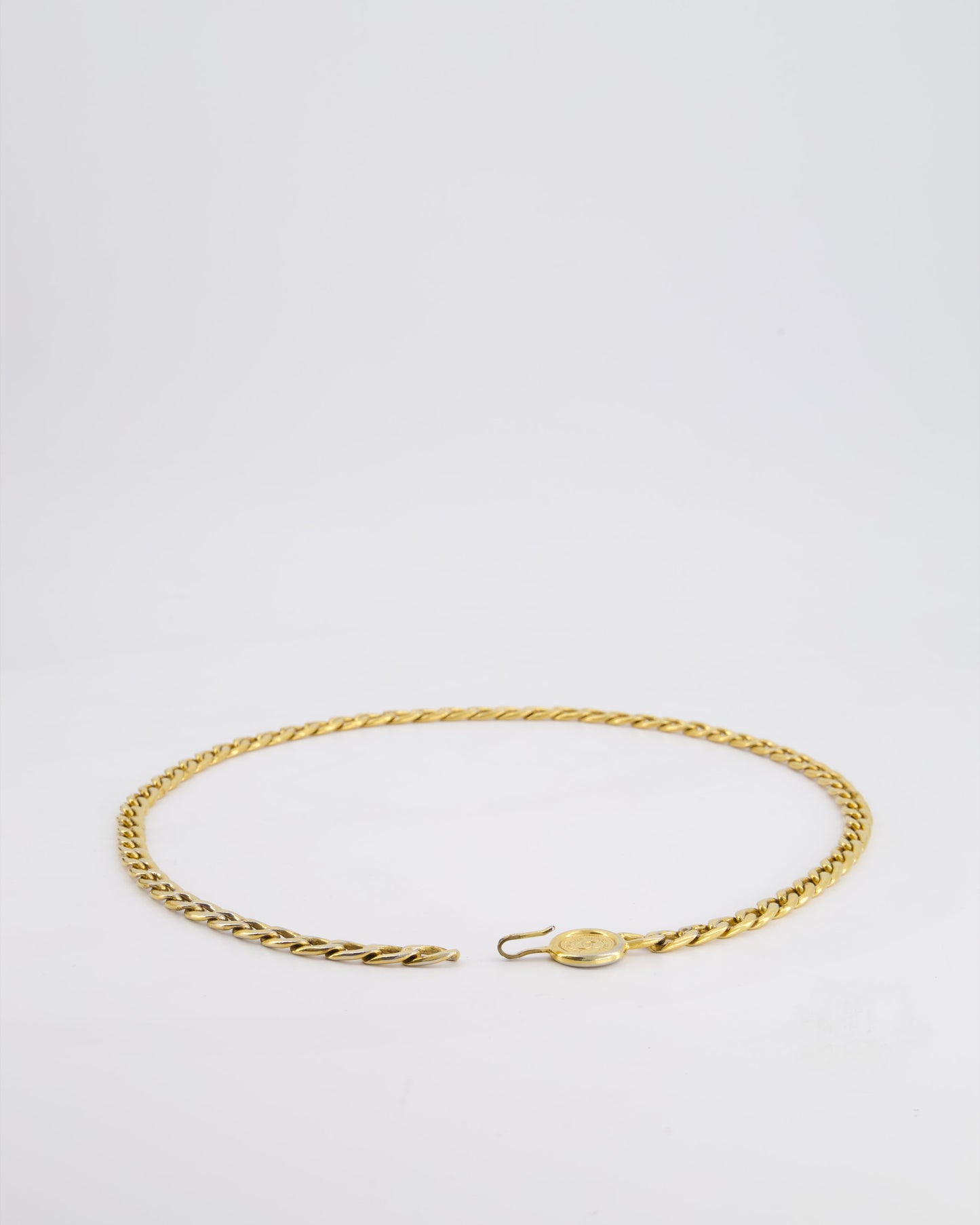 Chanel   Gold Chain Medallion Belt Size 85cm