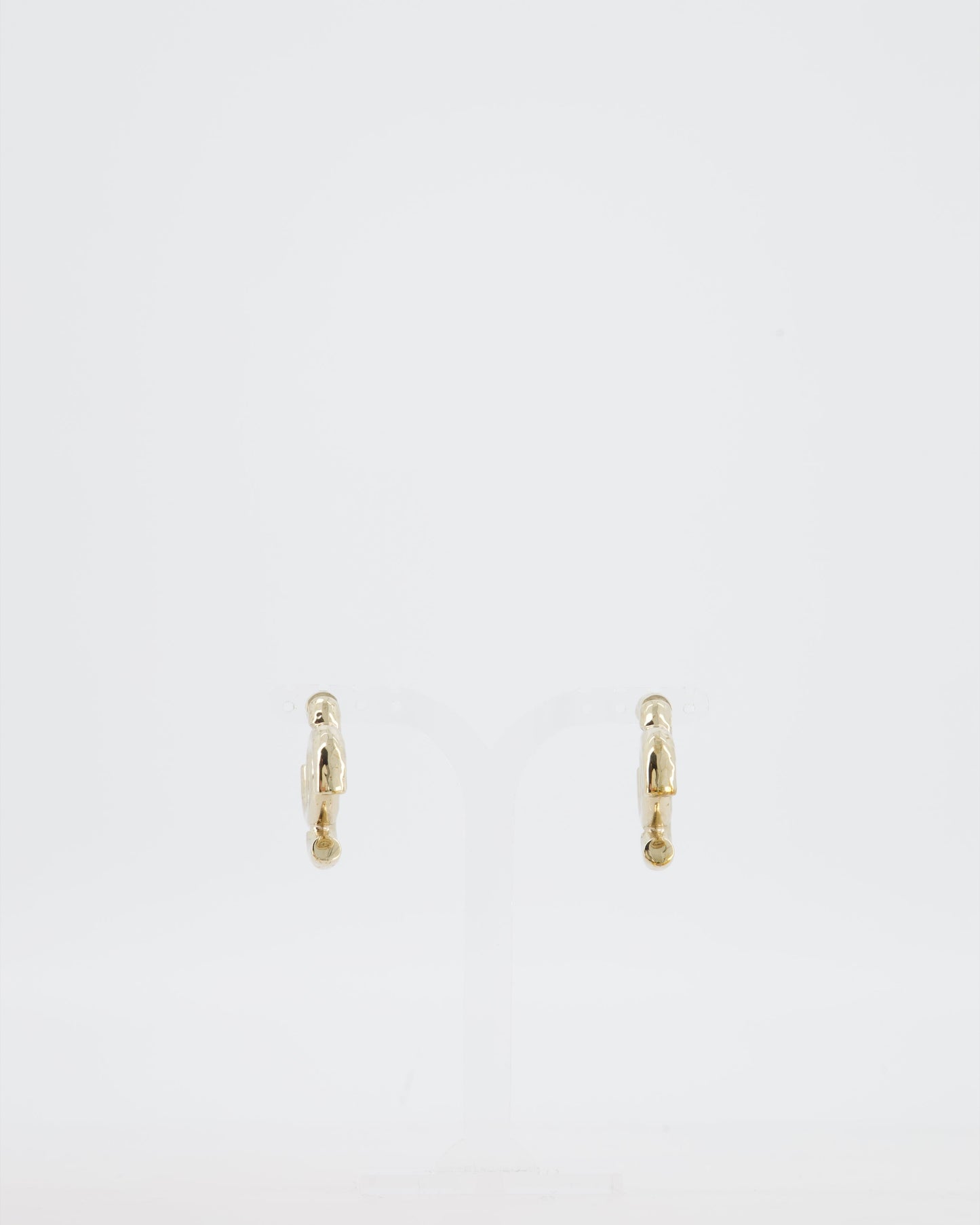 Chanel CC Logo Stud Earrings in Gold