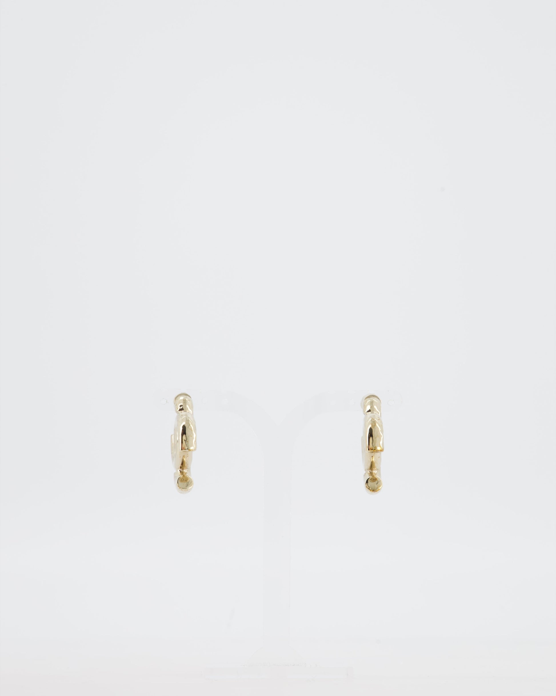 Chanel CC Logo Stud Earrings in Gold