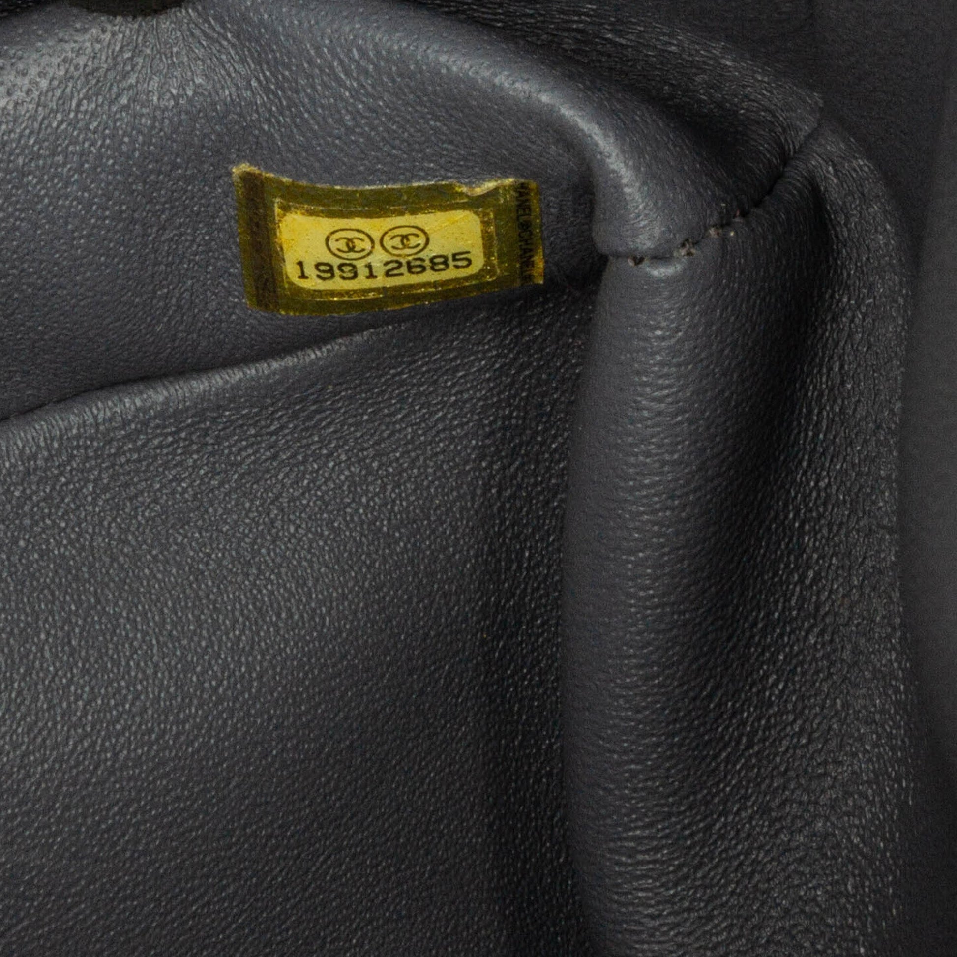 Green Chanel Jumbo Classic Patent Double Flap Shoulder Bag
