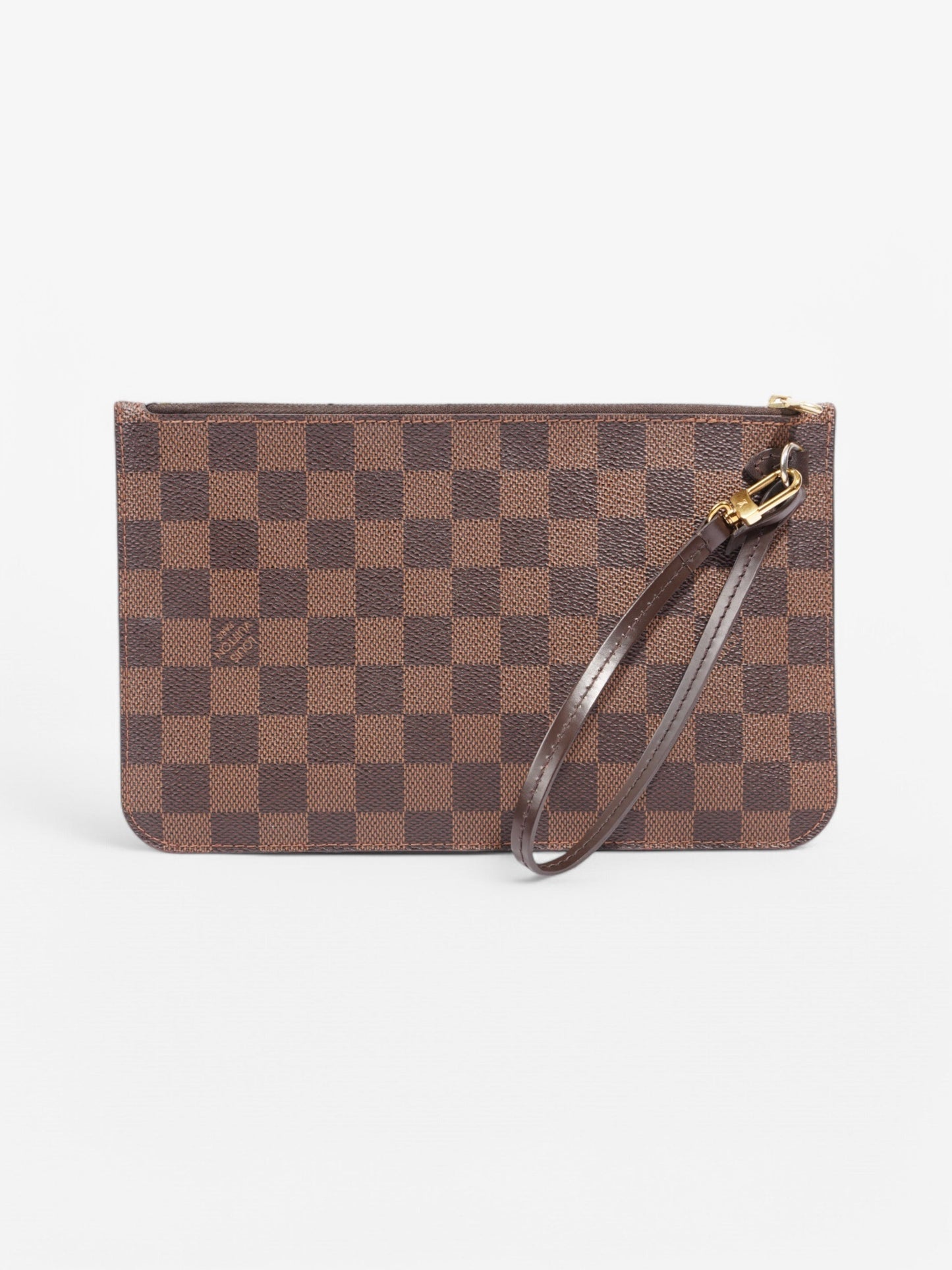 Louis Vuitton Neverful Pochette Ebene Coated Damier Canvas Coated Canvas Apparel Canvas 5