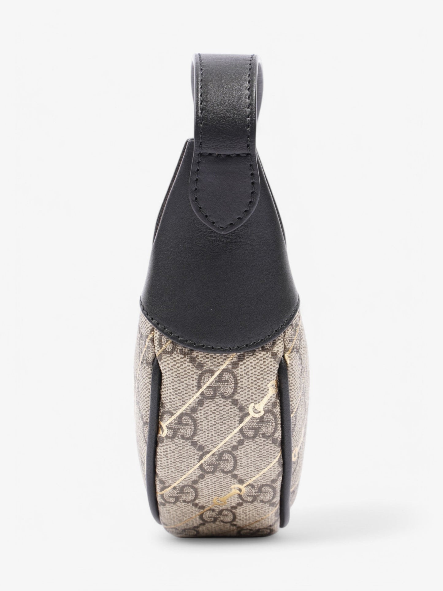 Gucci Ophidia Supreme Coated Mini Handbag Canvas Black Travel Bag
