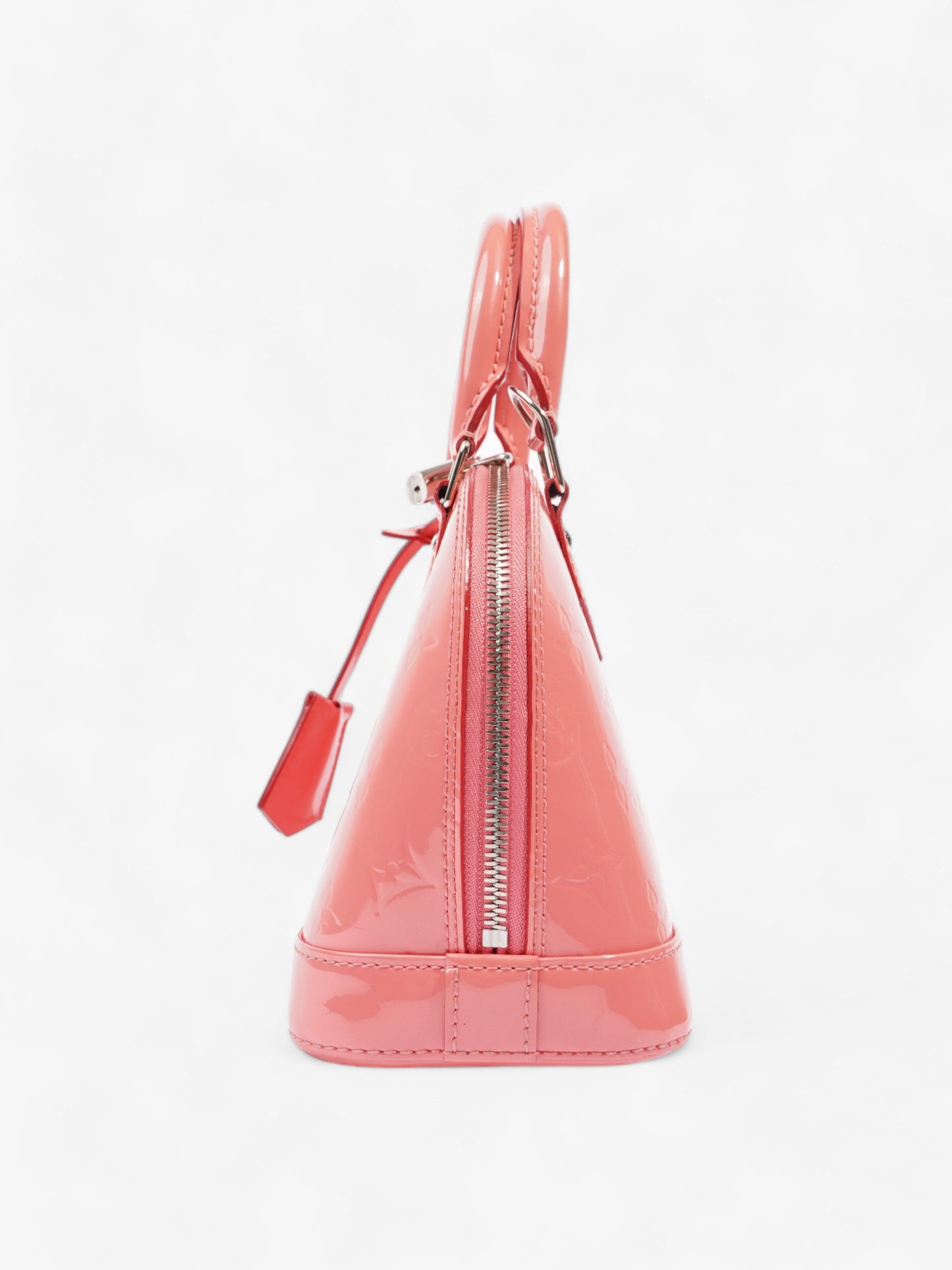 Louis Vuitton Alma BB Vernis Leather Pink Handbag