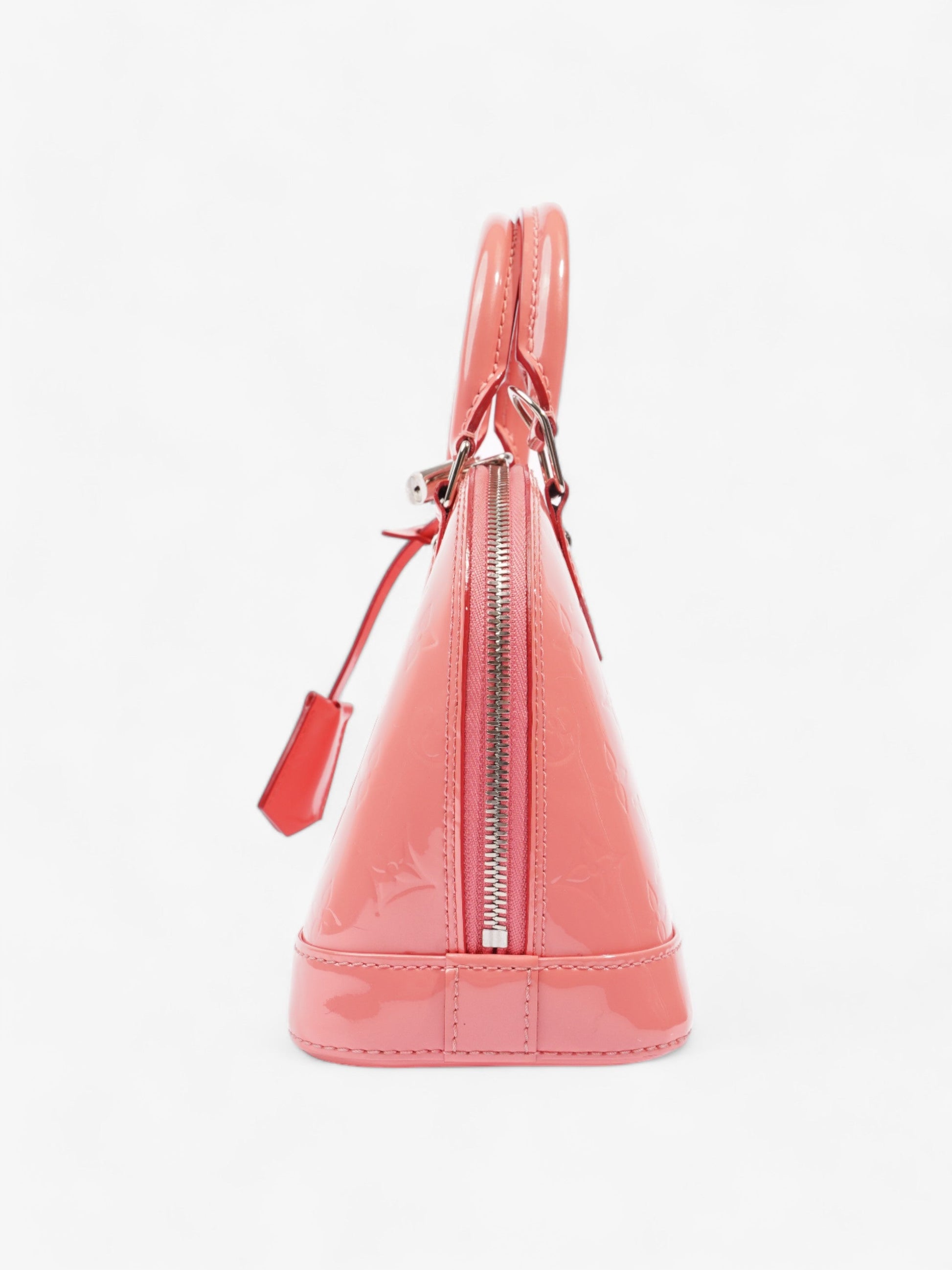 Louis Vuitton Alma BB Vernis Leather Pink Handbag