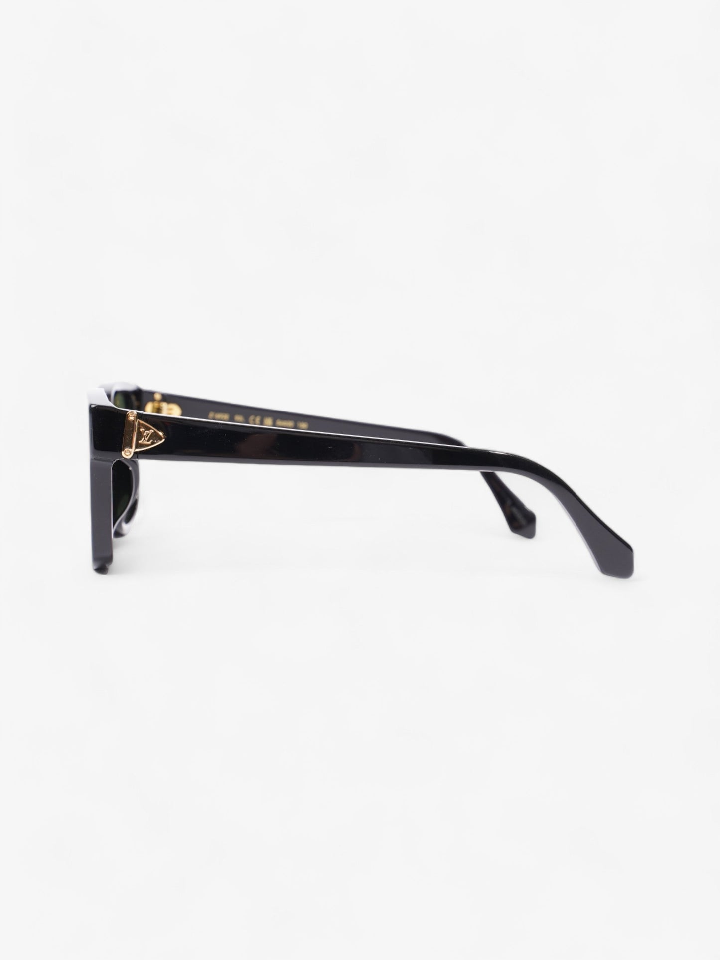 Louis Vuitton Glide Sunglasses Acetate 150mm Black Gold
