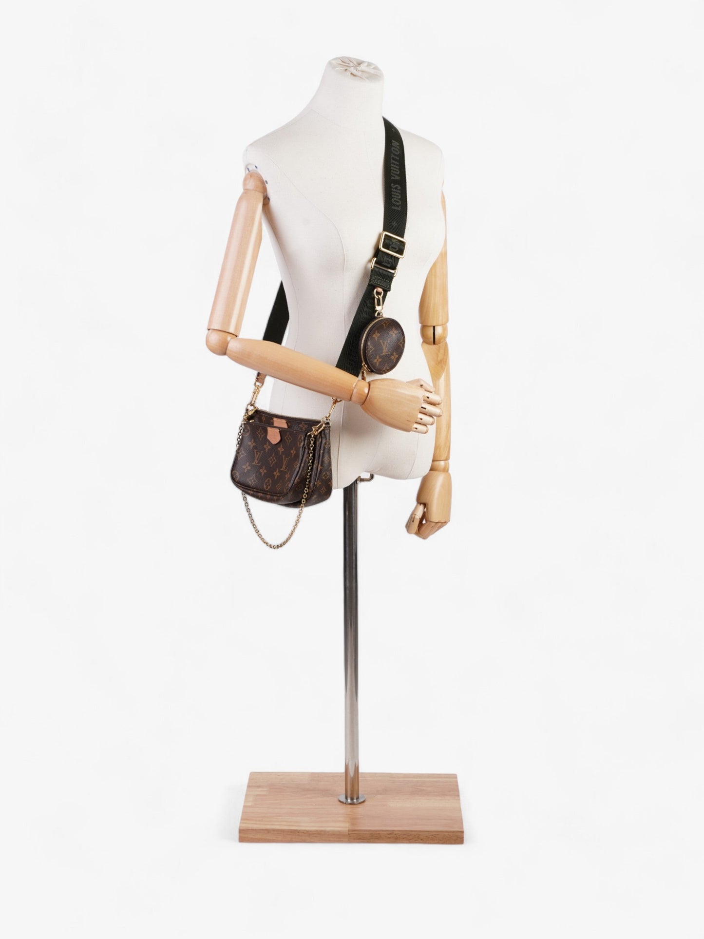 Louis Vuitton Multi Pochette Accessoires Coated Monogram Canvas Coated Canvas Apparel Coated Canvas