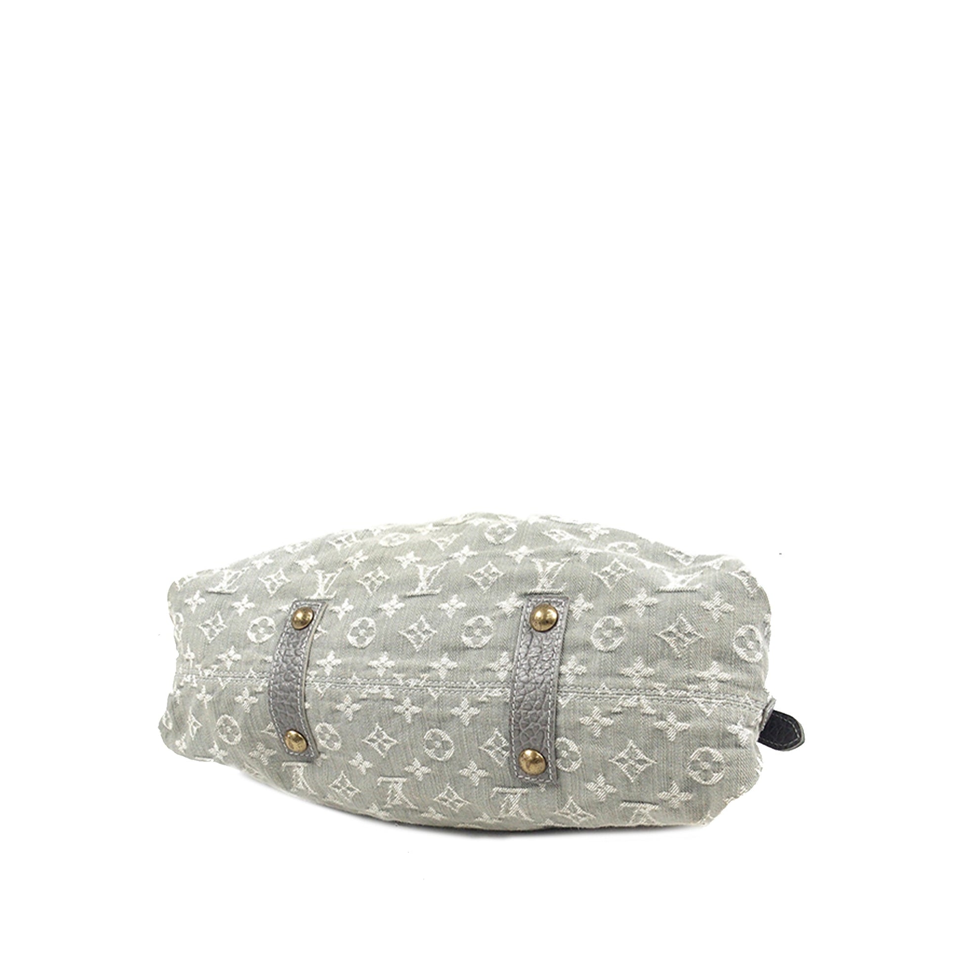 Gray Louis Vuitton Monogram Denim Neo Cabby MM Satchel
