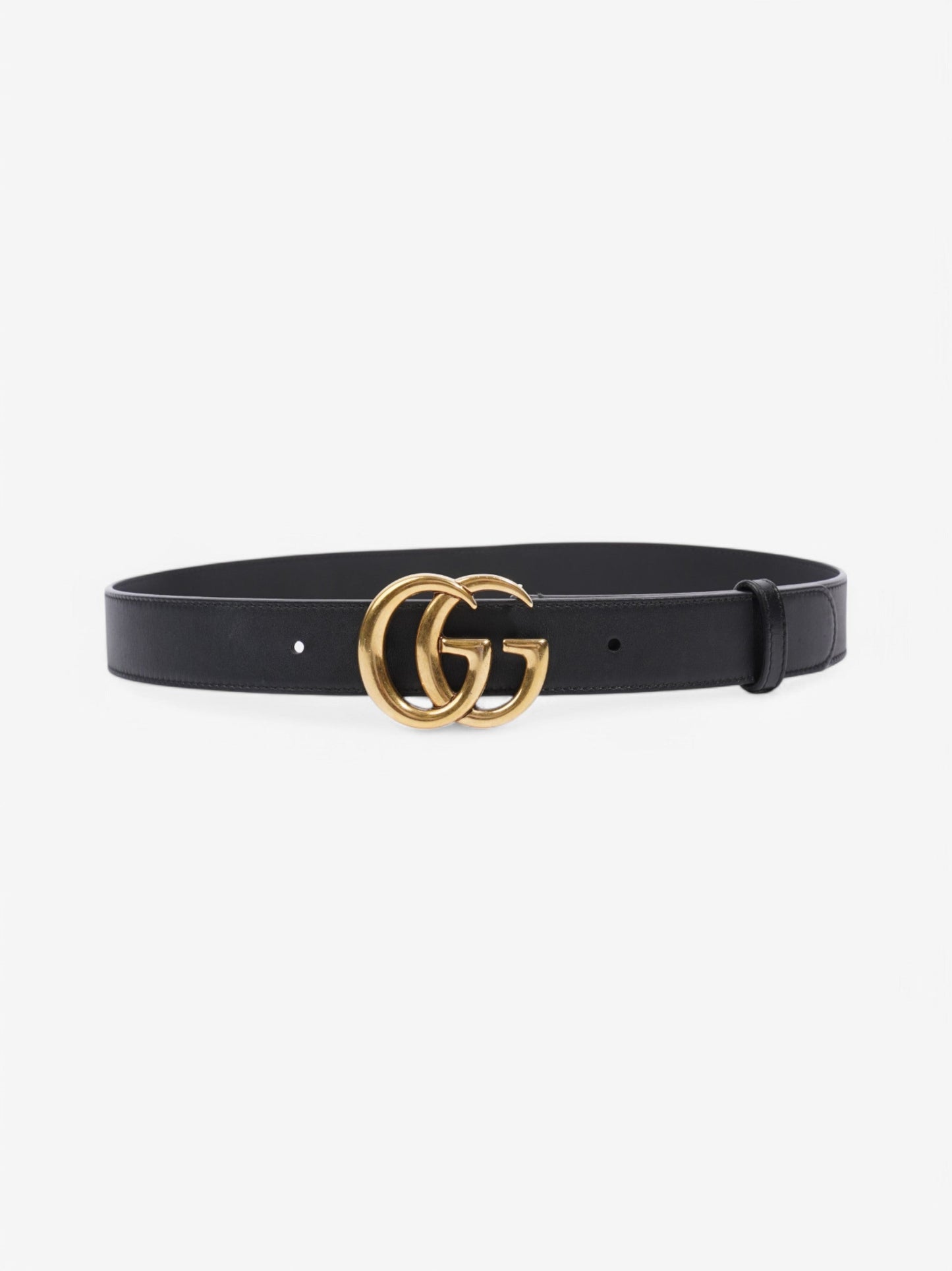 Gucci Marmont Belt Handbag Leather Black Accessory 20