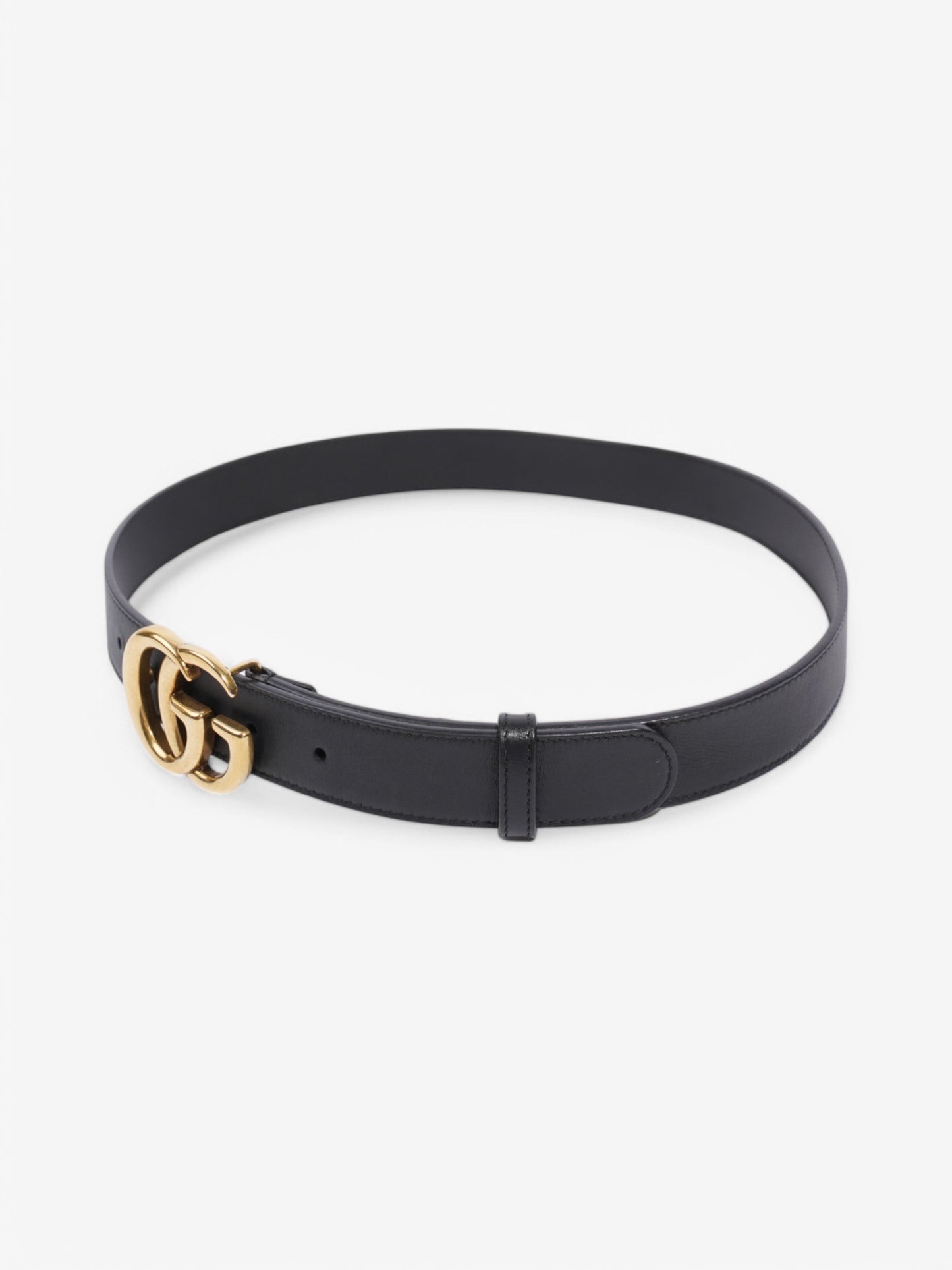 Gucci Marmont Belt Handbag Leather Black Accessory 20