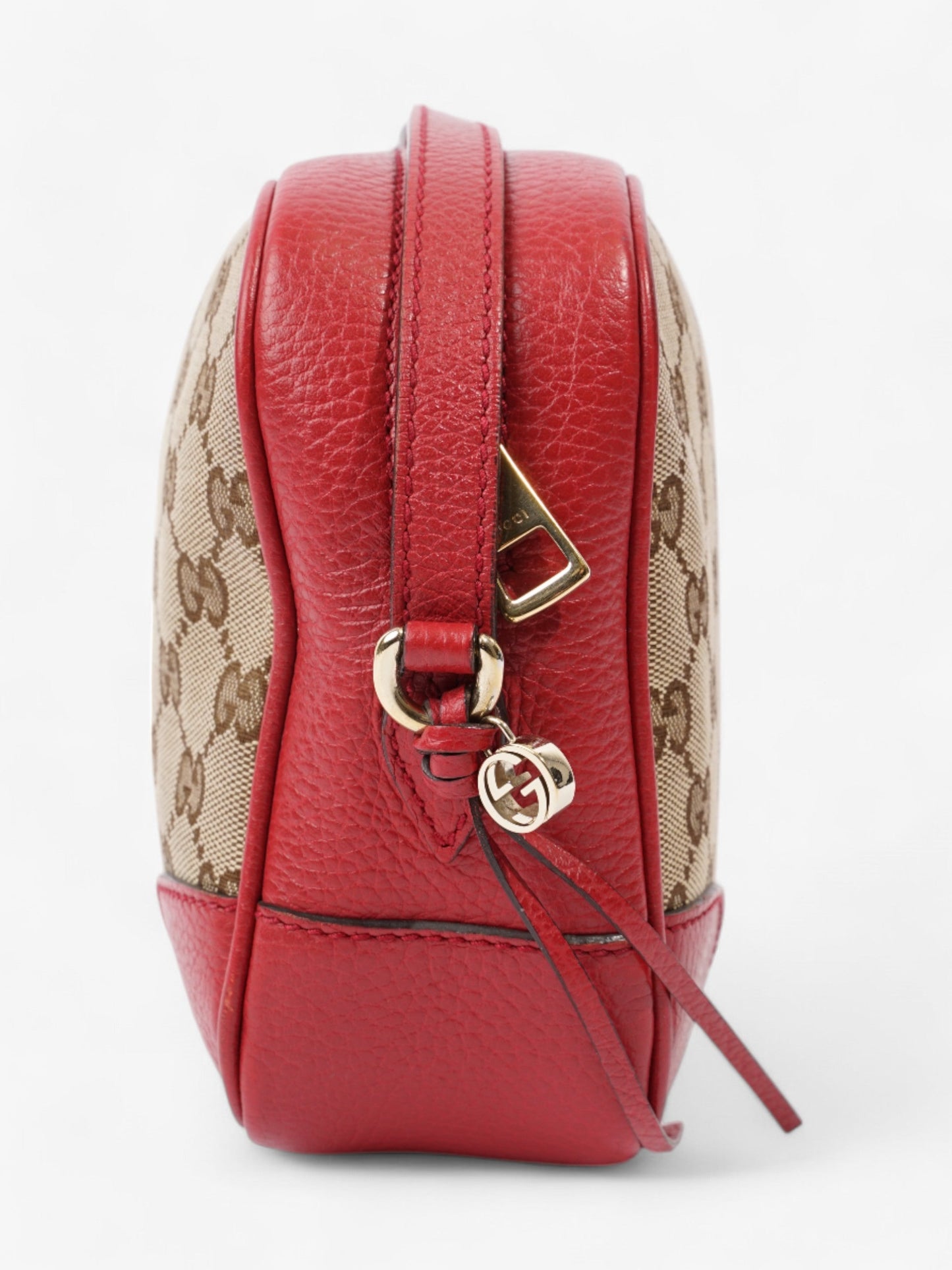 Gucci Bree Supreme Crossbody Bag Canvas Red Canvas 1