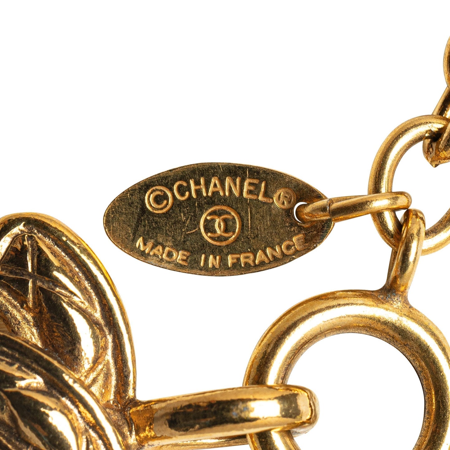 CHANEL CC Pendant Necklace Costume Necklace