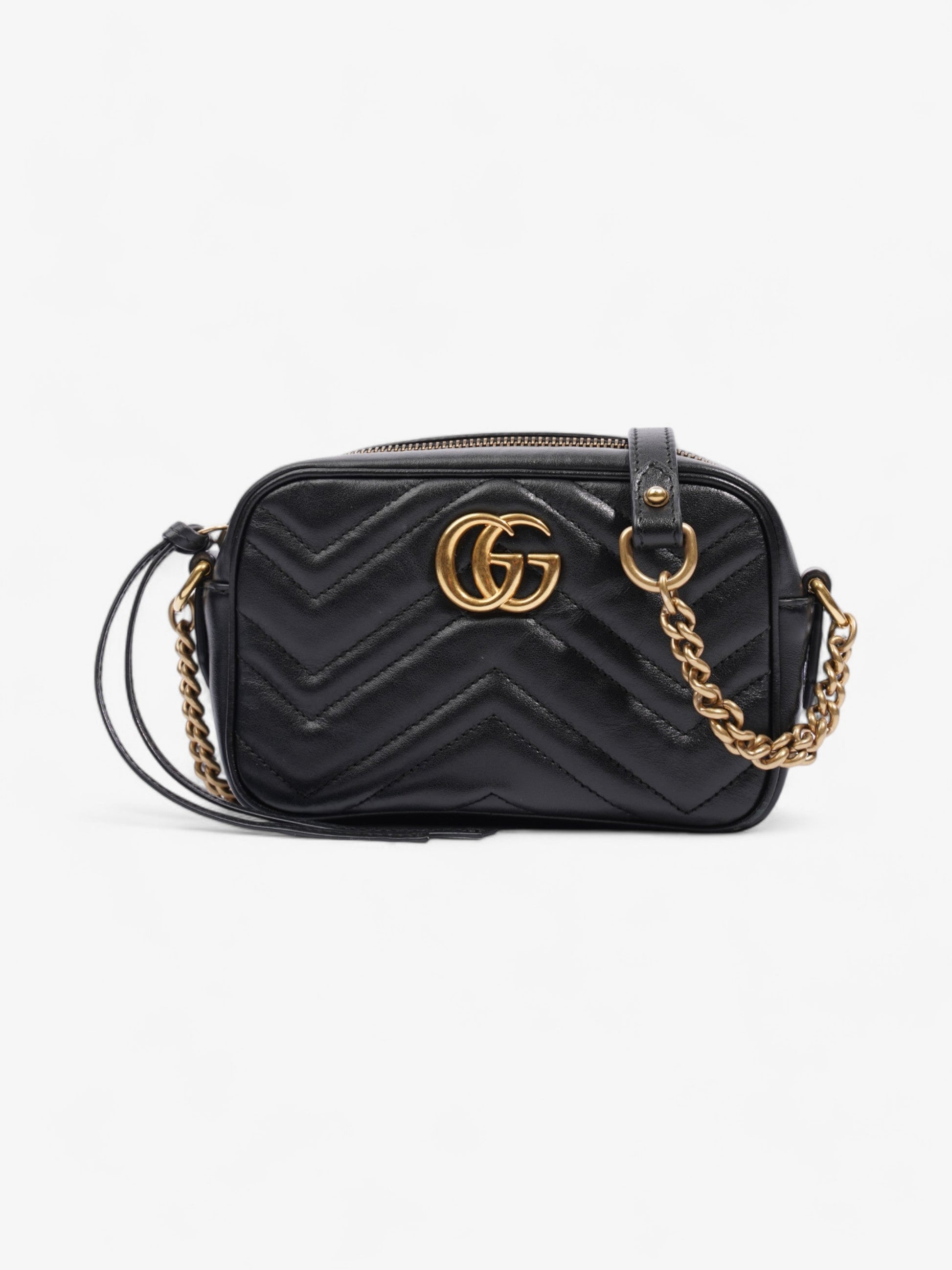 Gucci Marmont Shoulder Bag Mini Leather Matelasse Crossbody Bag