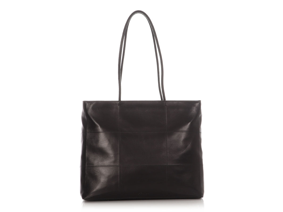 Prada Nappa Pieghe Tote Black Tote Bag