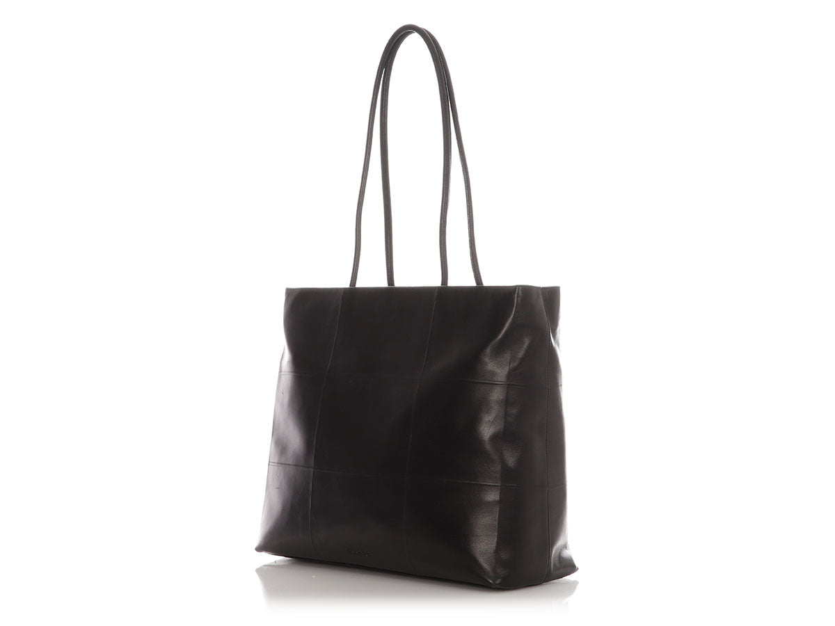 Prada Nappa Pieghe Tote Black Tote Bag