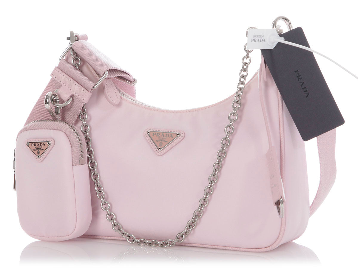 Prada Re Re Edition Bag Nylon Pink Shoulder Bag