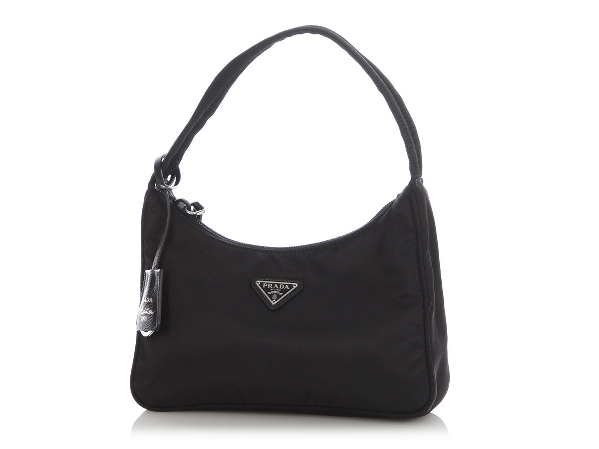 Prada Re Edition Bag Nylon Black Mini Shoulder Bag