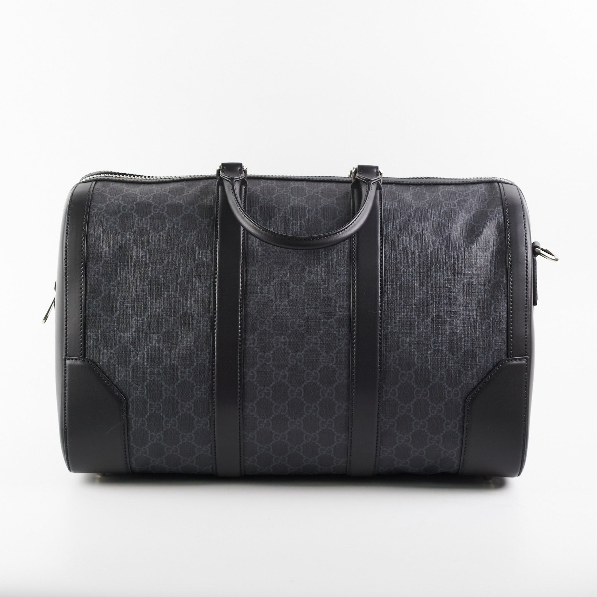 Gucci Carry On Duffle Travel Bag Black