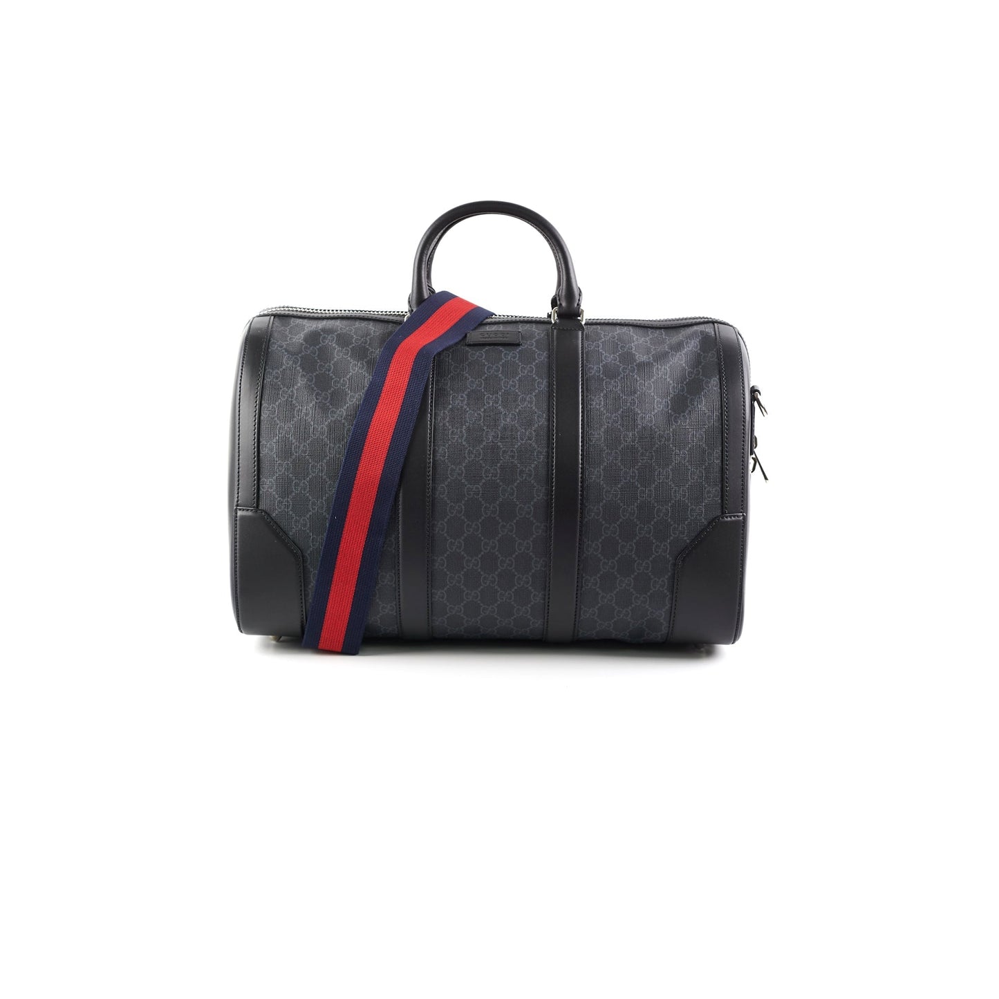 Gucci Carry On Duffle Travel Bag Black