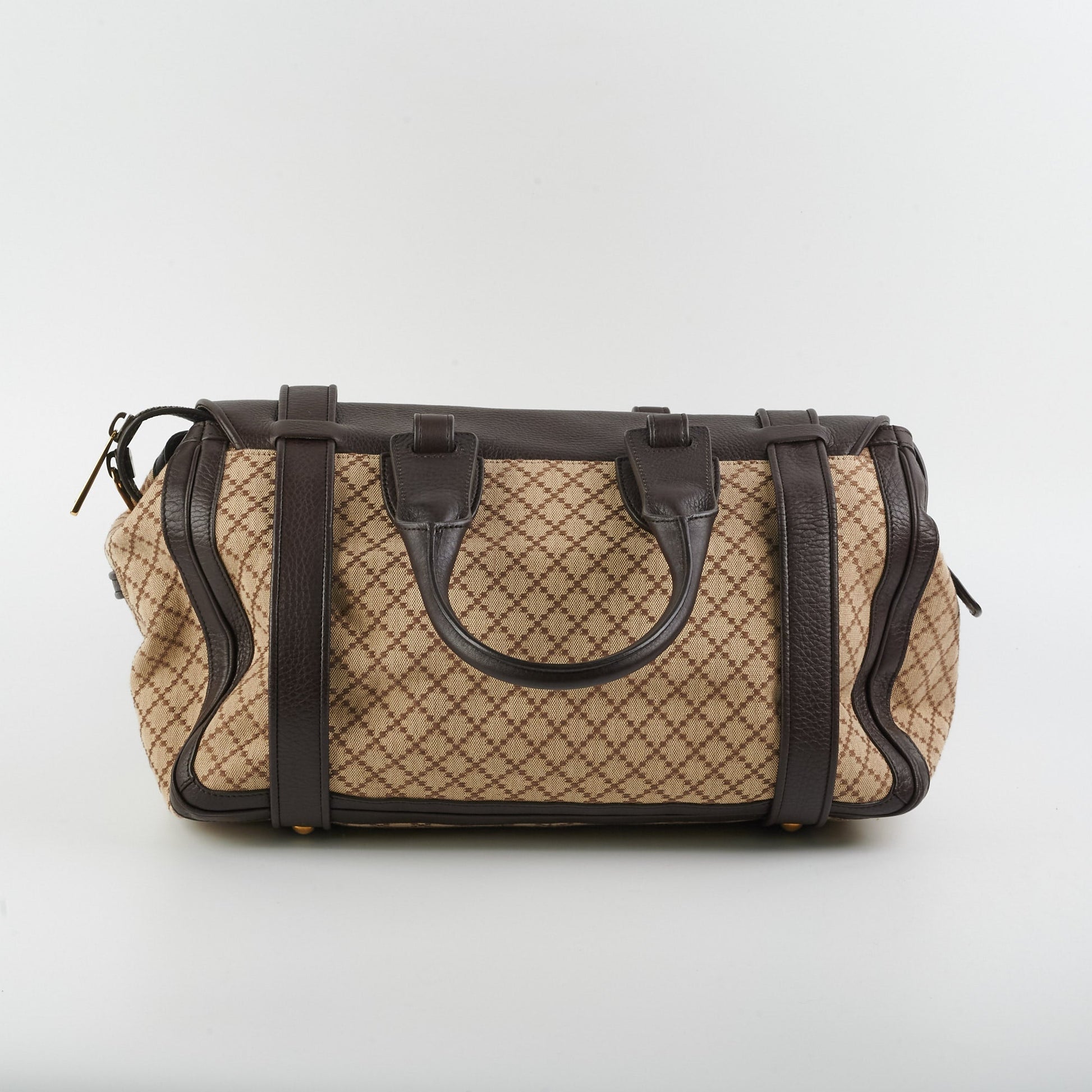 Gucci Boston Diamante Bag Brown Tote Bag