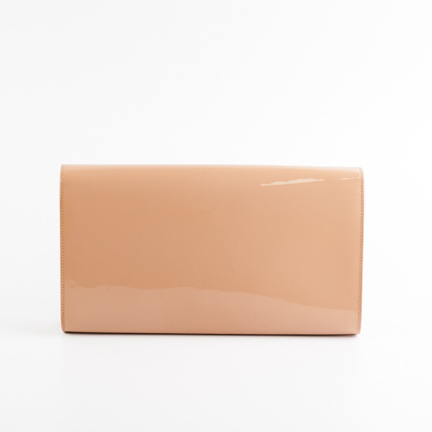YSL Saint Laurent Clutch Leather Patent Large Clutch Bag