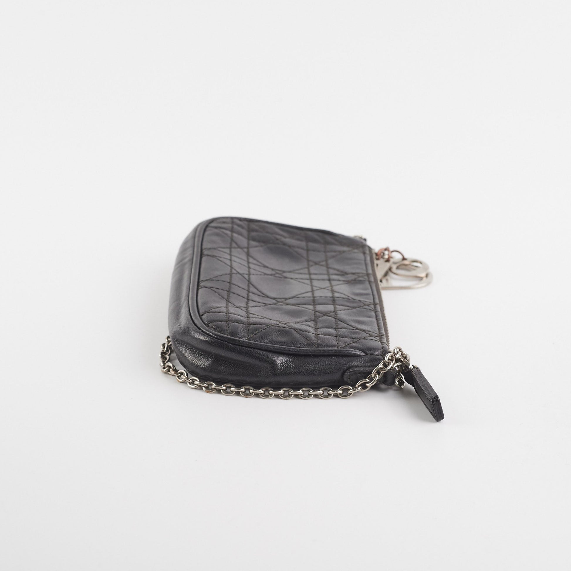 Dior Pochette Handbag Black Mini Travel Bag