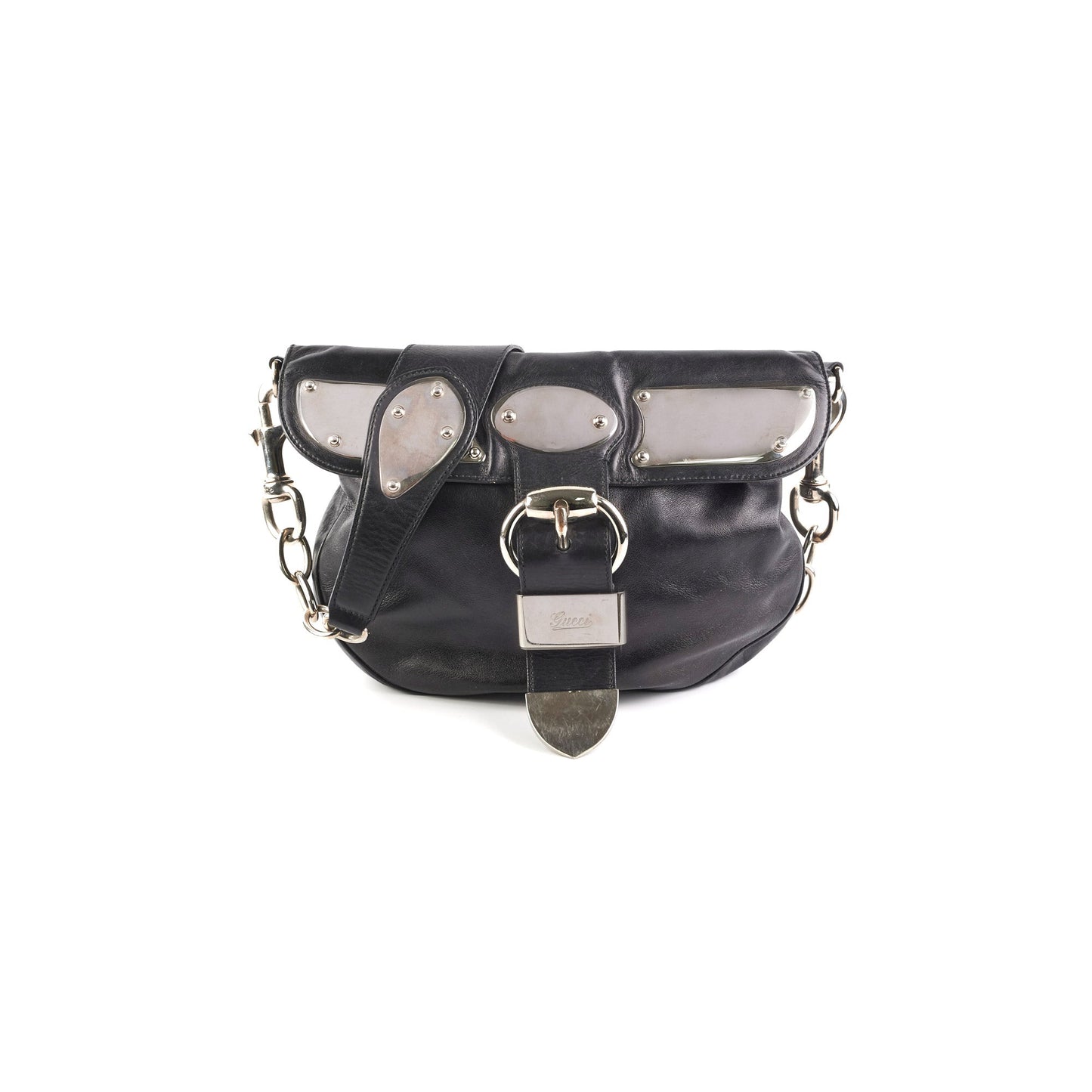 Gucci Messenger Crossbody Bag Black Large