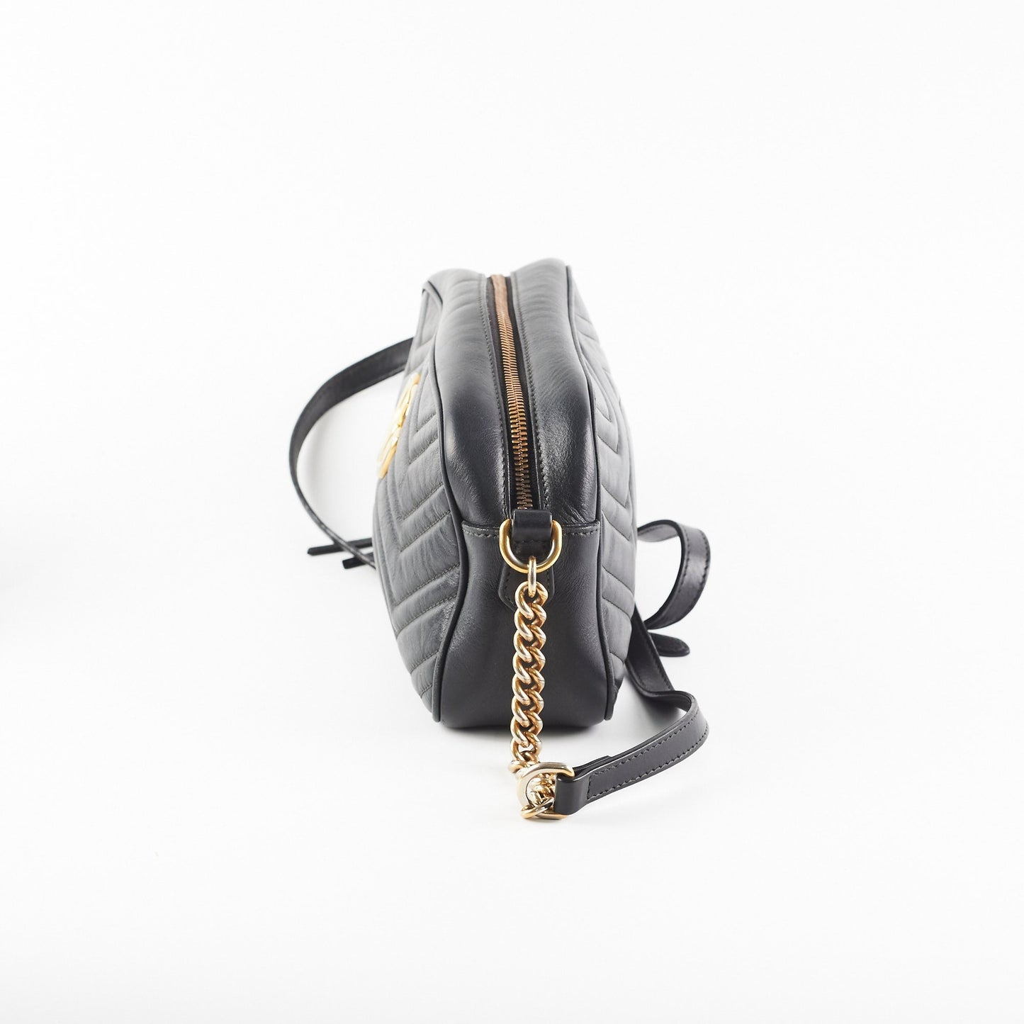 Gucci Marmont Camera Crossbody Bag Black