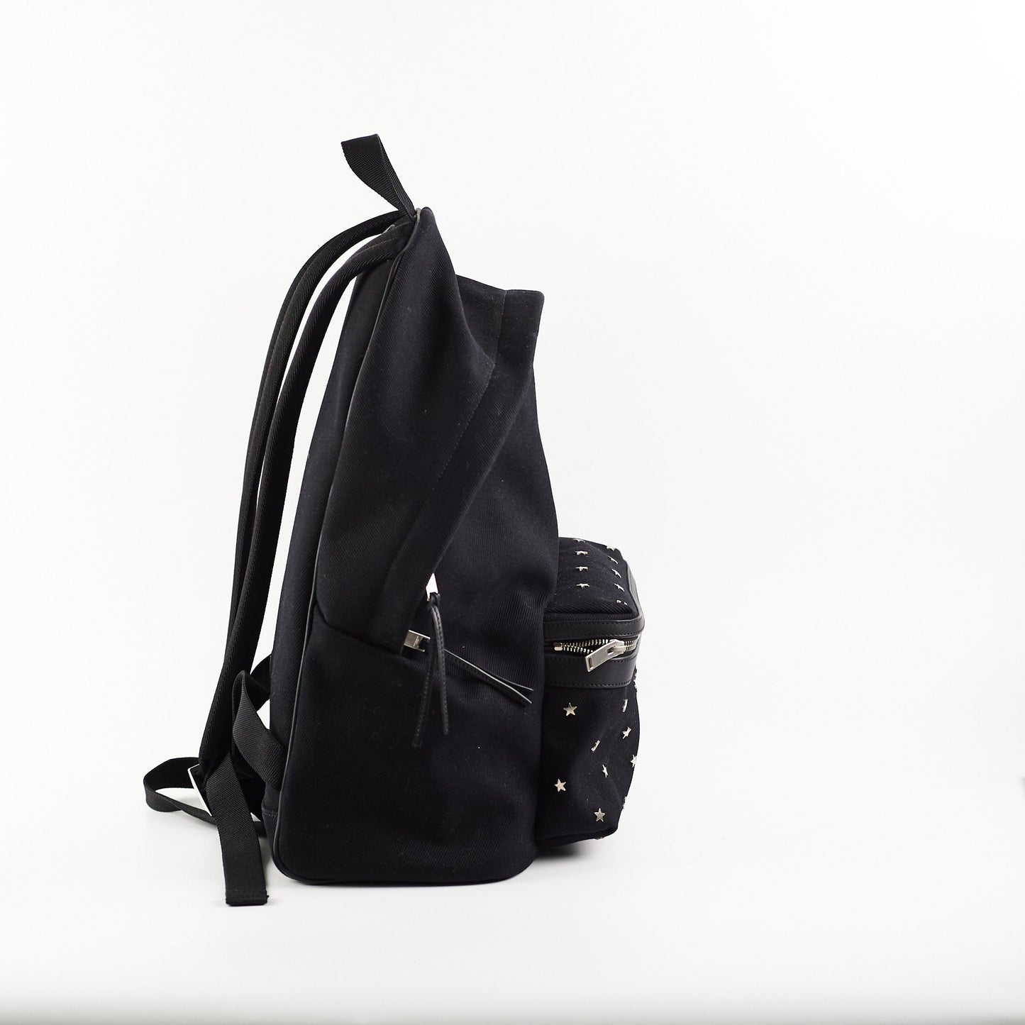 YSL Saint Laurent Star Stud Backpack Black
