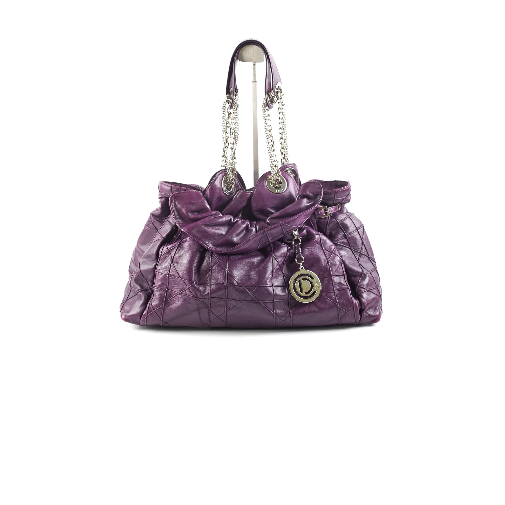 Dior Cannage Le Trente Bag Purple Shoulder Bag