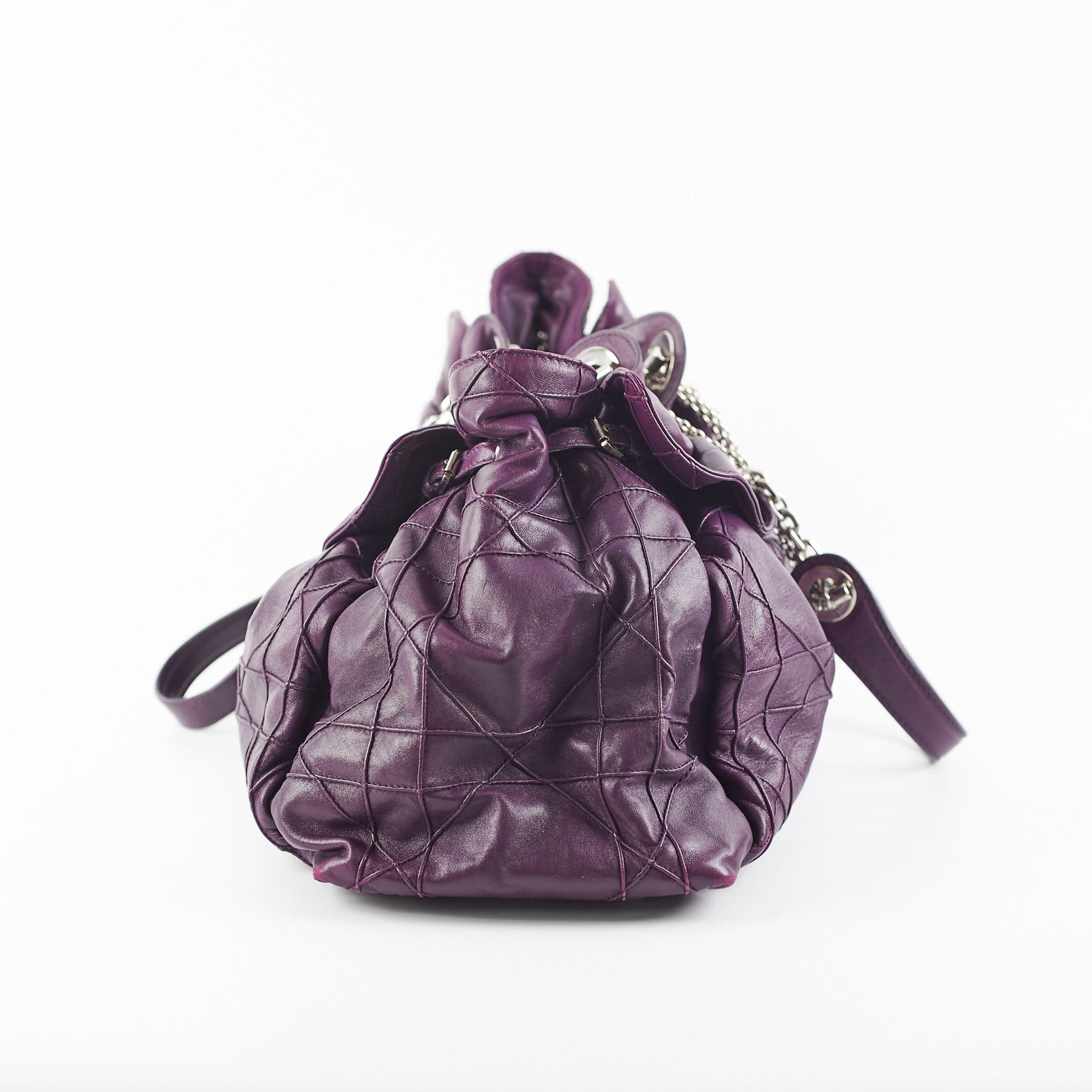 Dior Cannage Le Trente Bag Purple Shoulder Bag