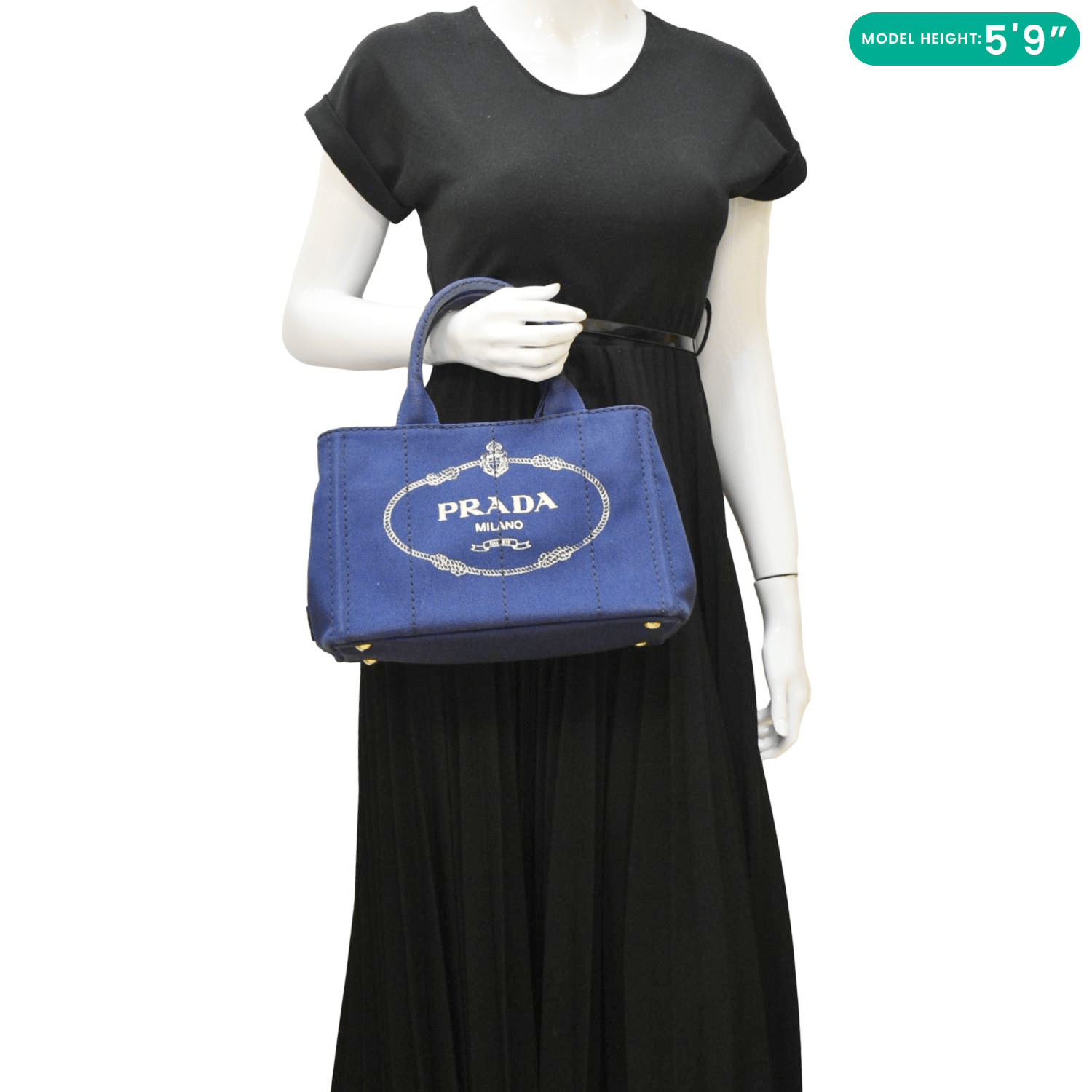Canapa Tote Bag Dark Denim Blue