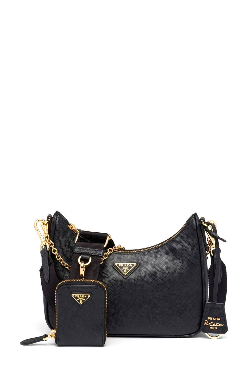 Prada Shoulder Bag Re-Edition Bag Leather Saffiano