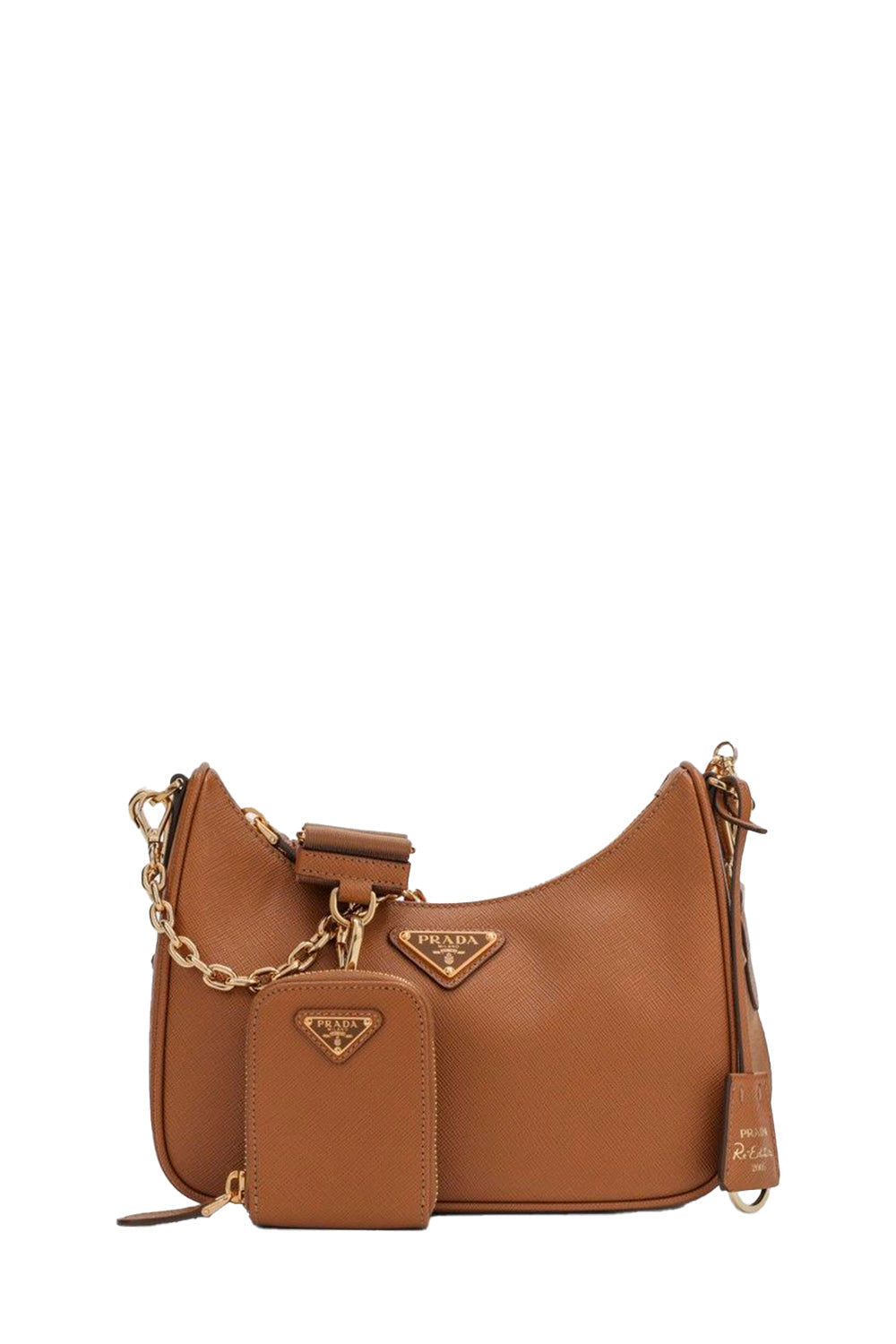 Prada Shoulder Bag Re-Edition Bag Leather Saffiano