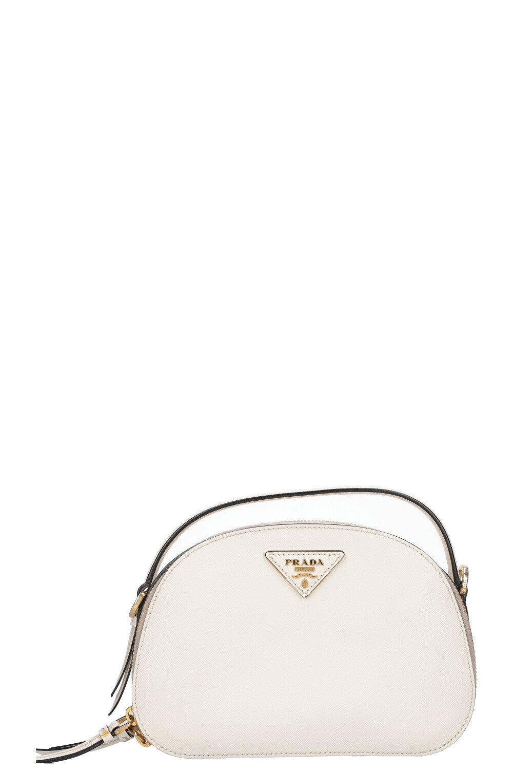 Prada Crossbody Bag Odette Bag Saffiano White