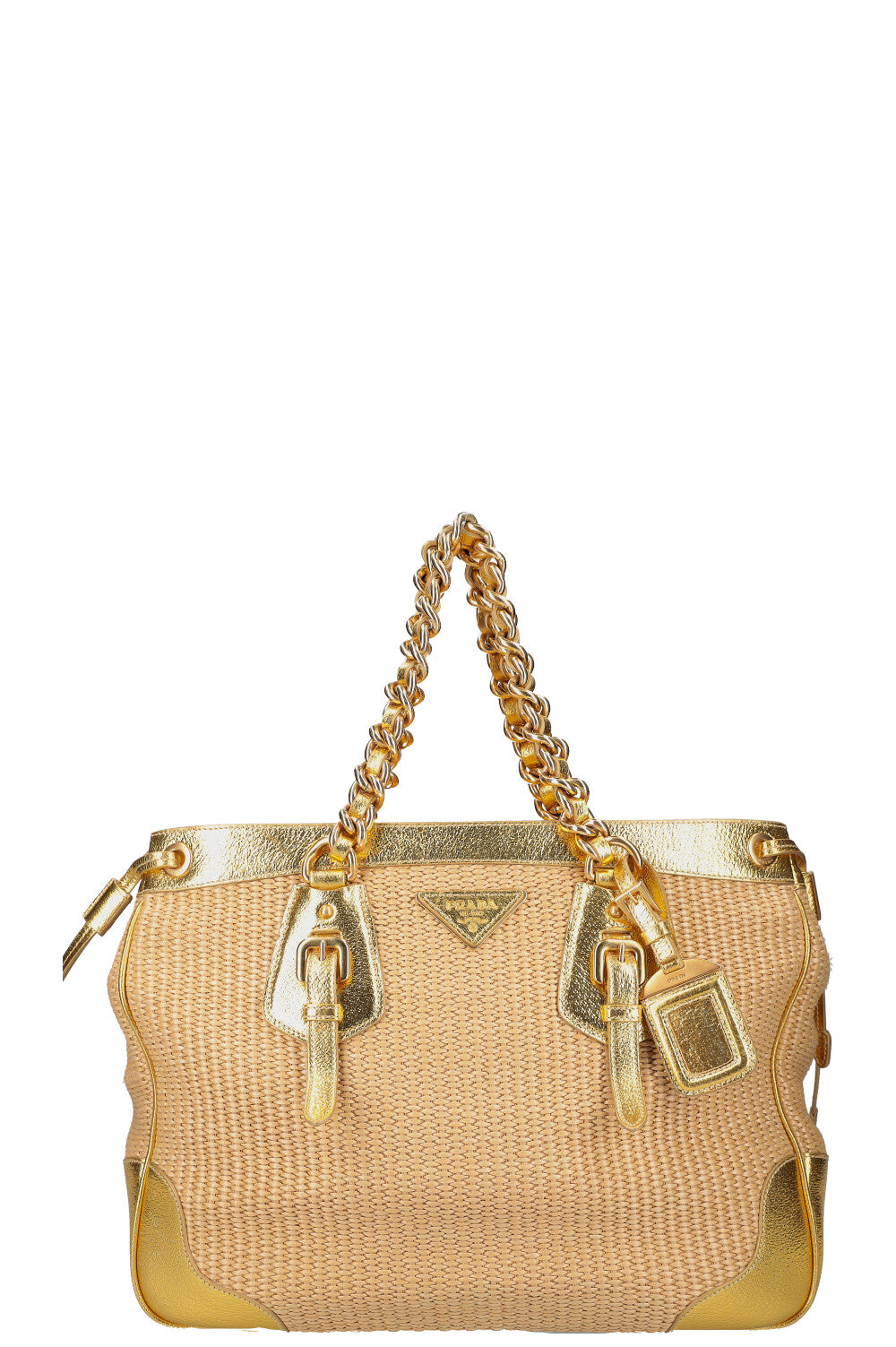 Prada Handbag Raffia Bag