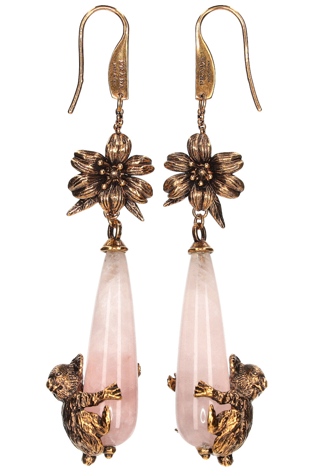 Prada Earrings Rose Quarz Jewelry