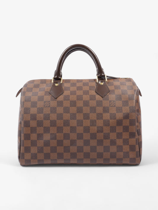 Louis Vuitton Speedy 30 Ebene Coated Canvas Damier Apparel Canvas 1