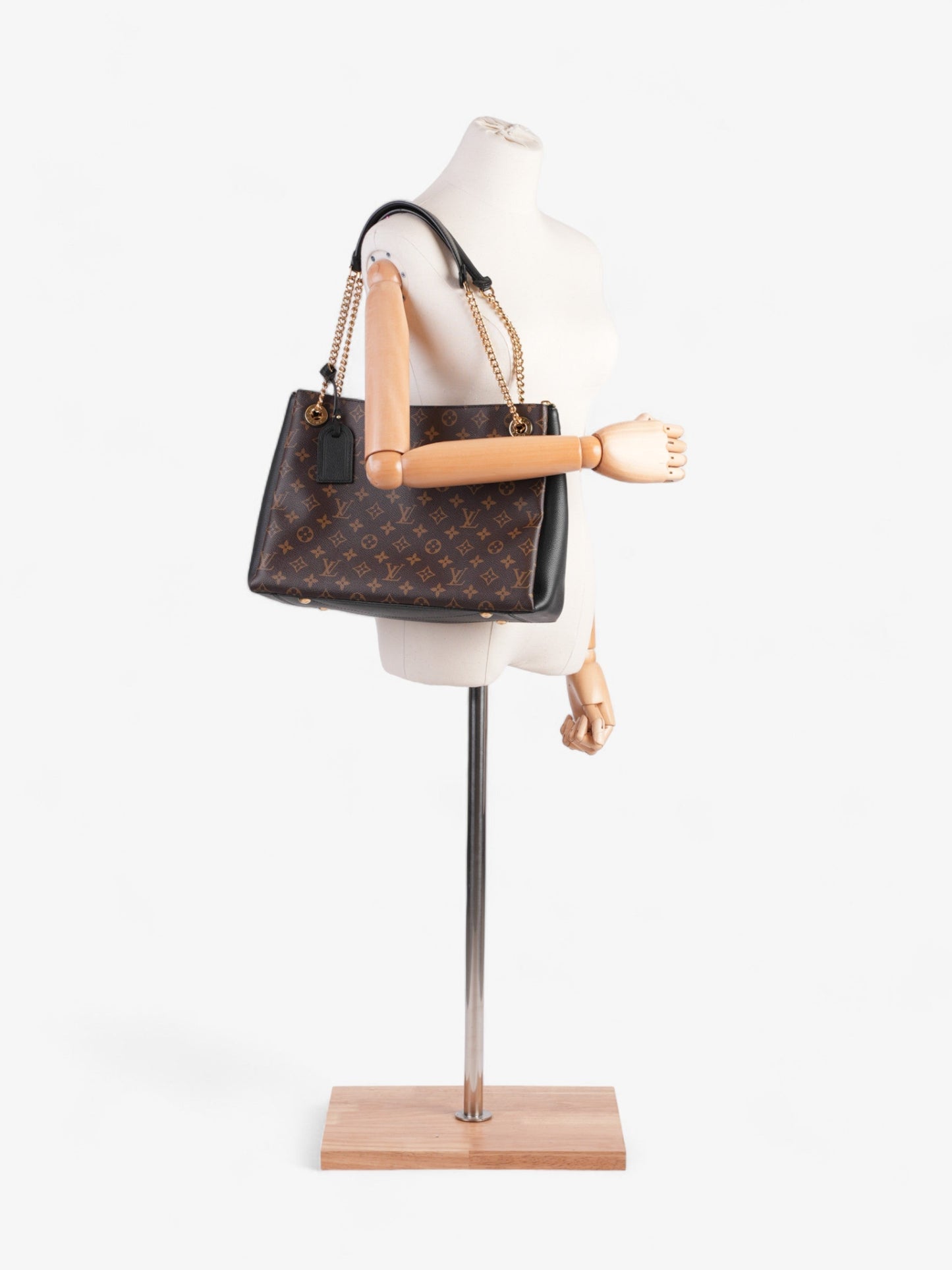 Louis Vuitton Serene Coated Monogram Black MM Canvas Coated Canvas Apparel