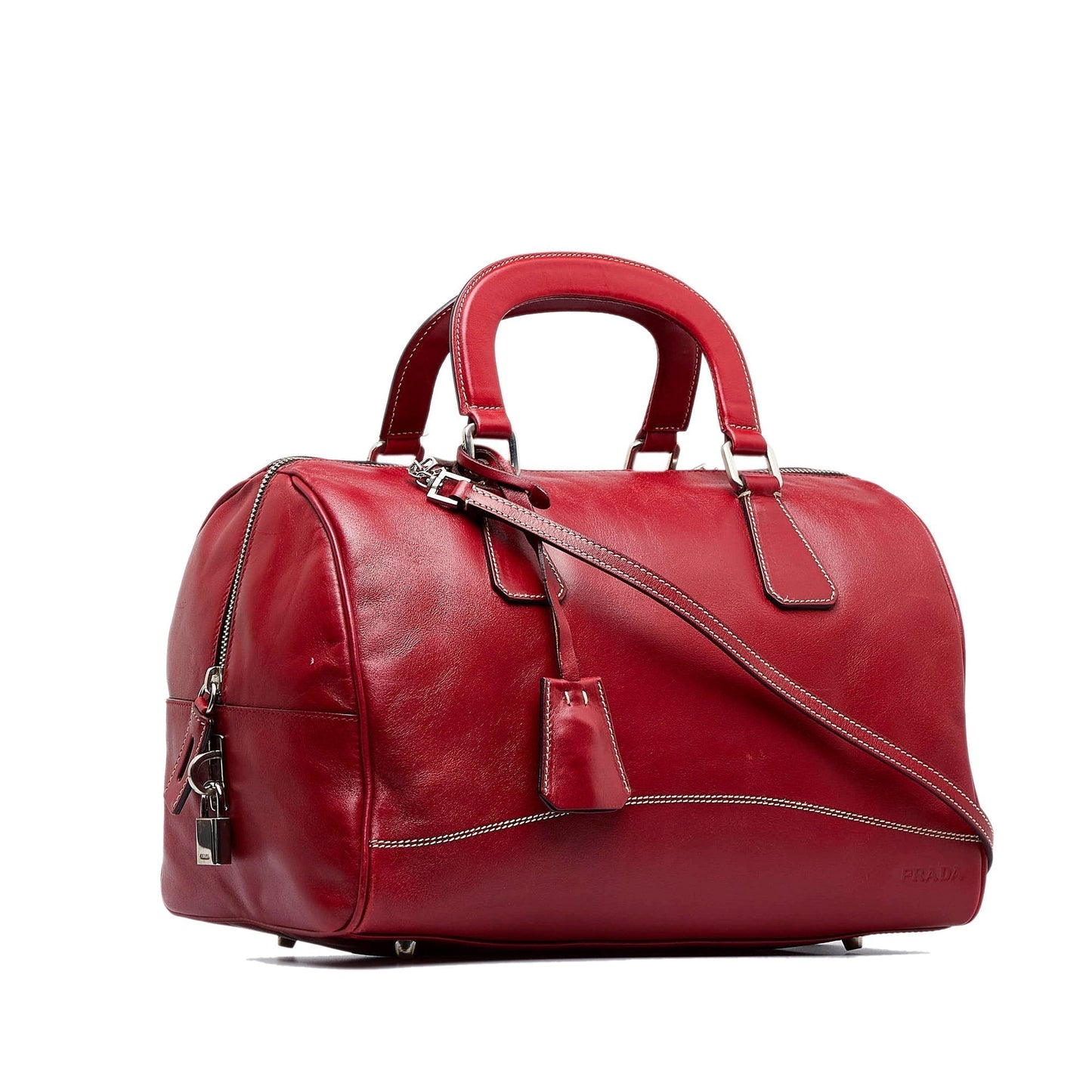 Prada Satchel Leather Satchel Bag