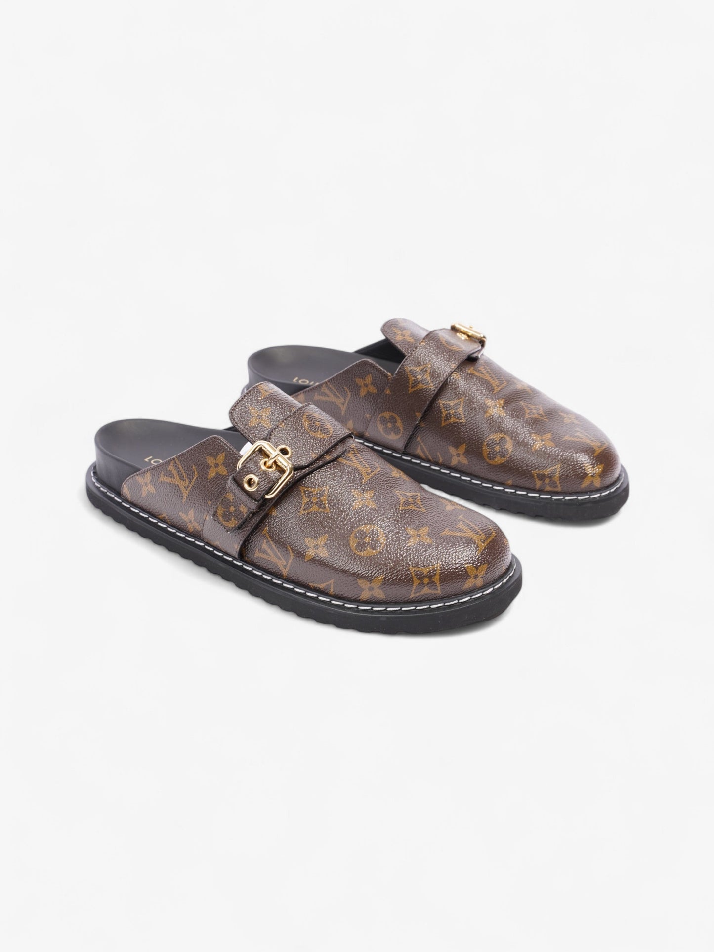 Louis Vuitton Mules Coated EU 41 UK Monogram Canvas Apparel