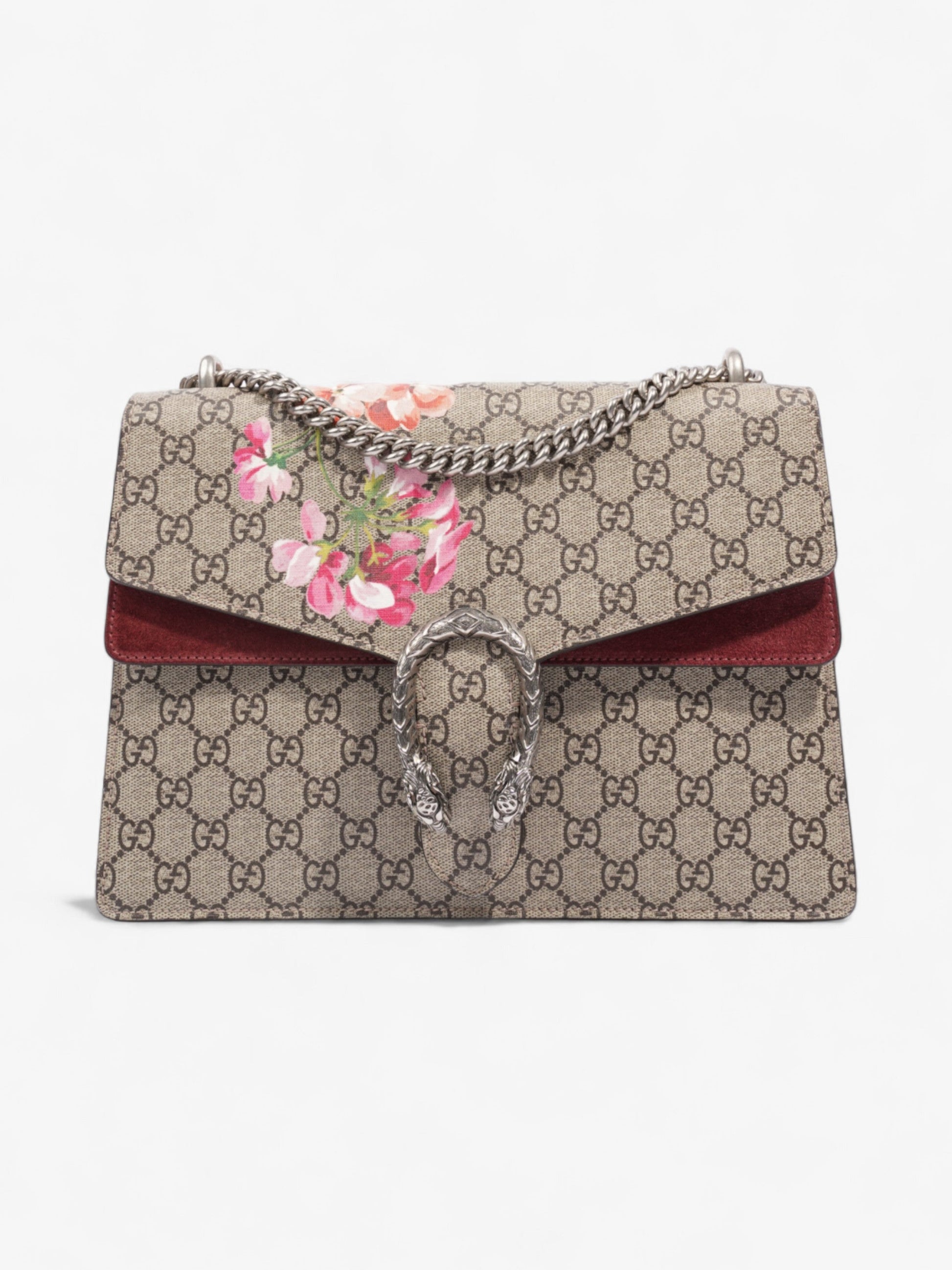 Gucci Dionysus Supreme Bloom Shoulder Bag Canvas Medium
