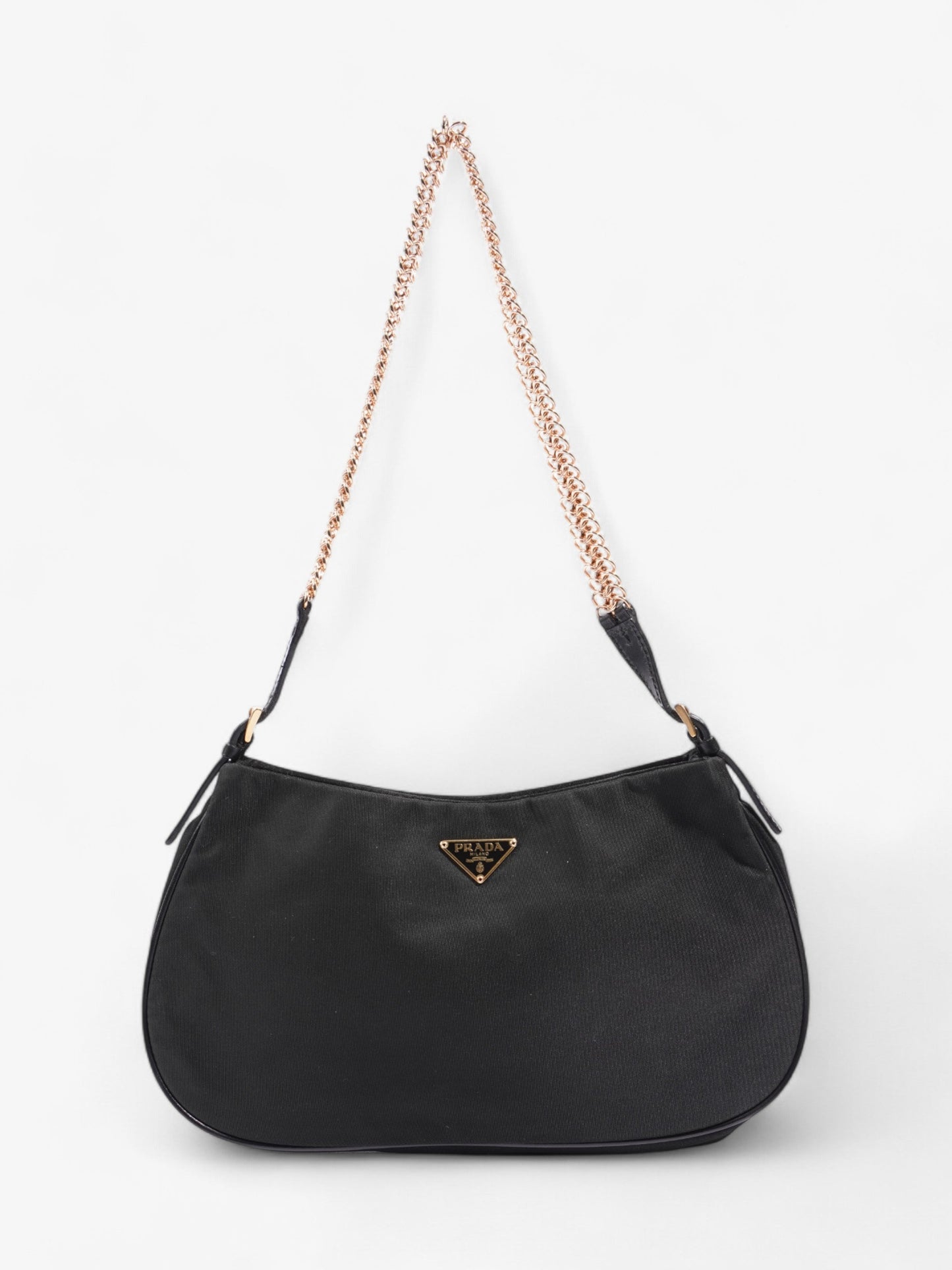 Prada Tessuto Shoulder Bag Nylon Black