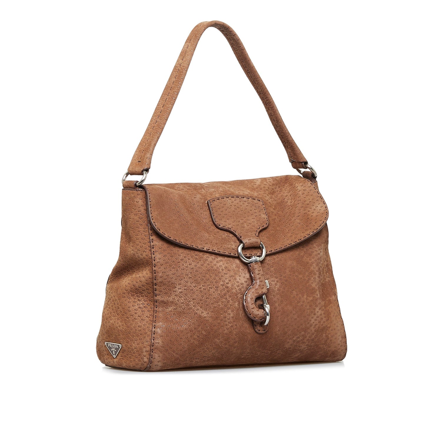 Prada Stampata Pecary Bag Flap Travel Bag