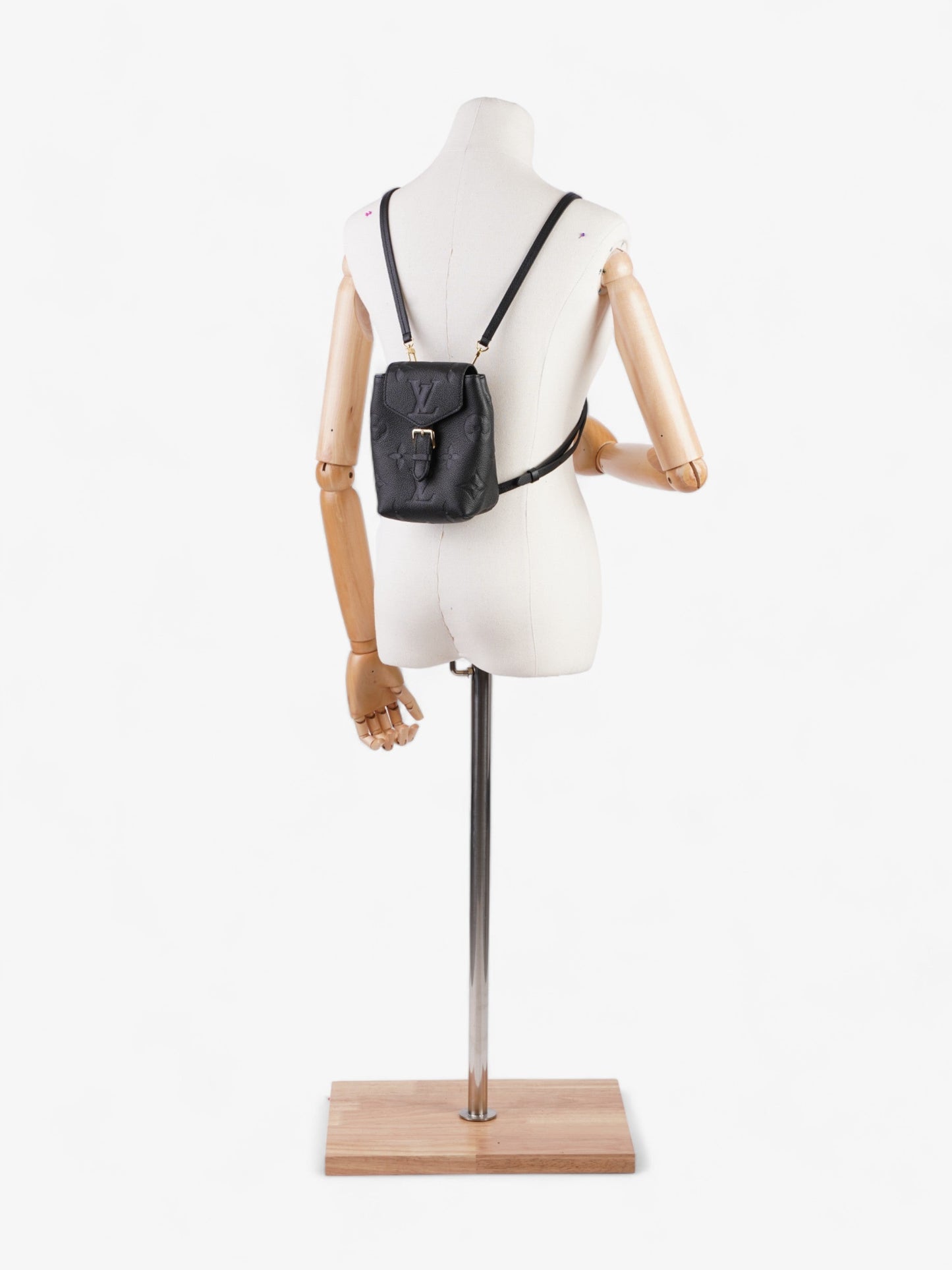 Louis Vuitton Tiny Backpack Black Leather Empreinte