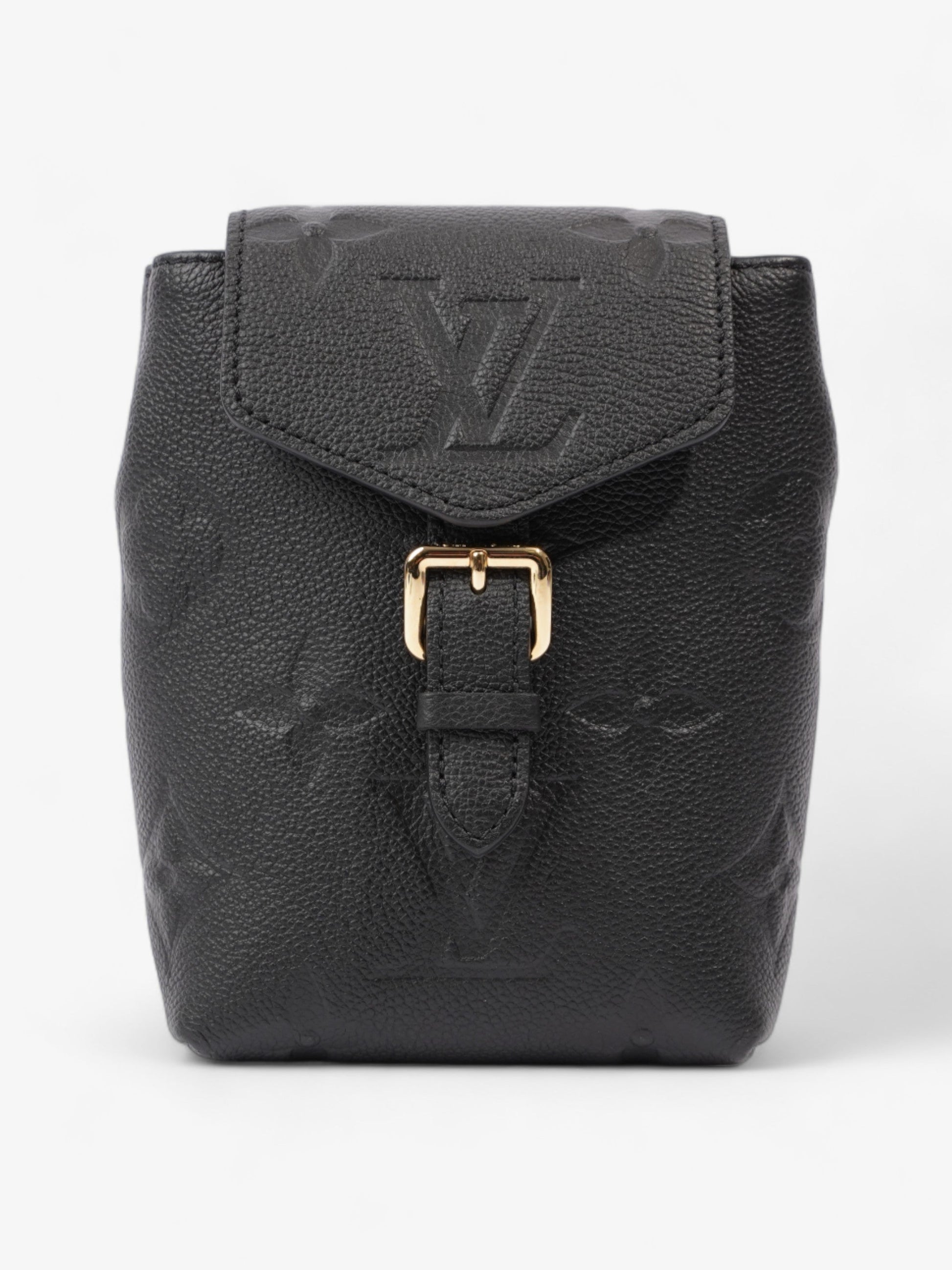 Louis Vuitton Tiny Backpack Black Leather Empreinte