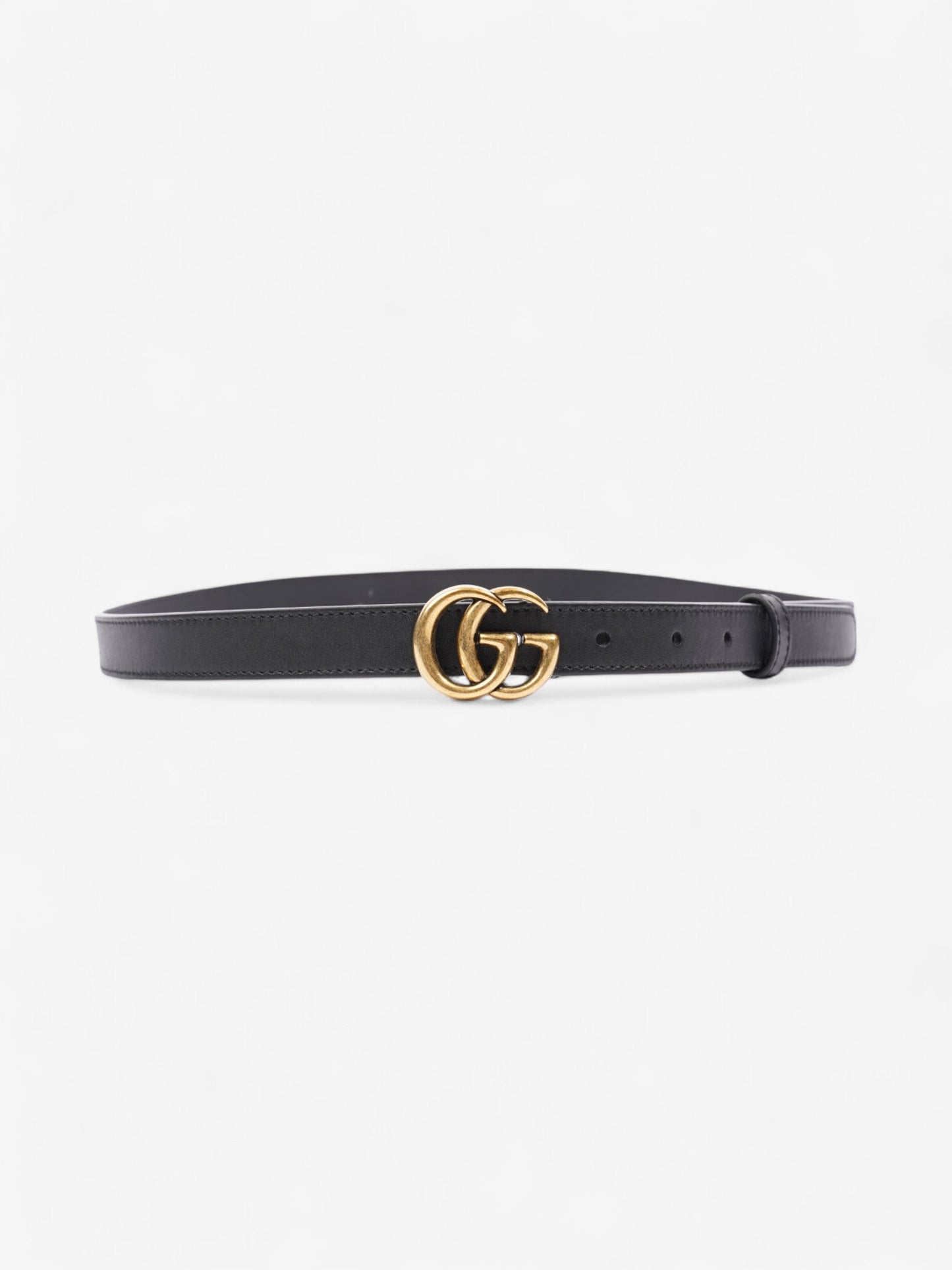 Gucci Marmont Thin Belt Handbag Leather Black Accessory 19