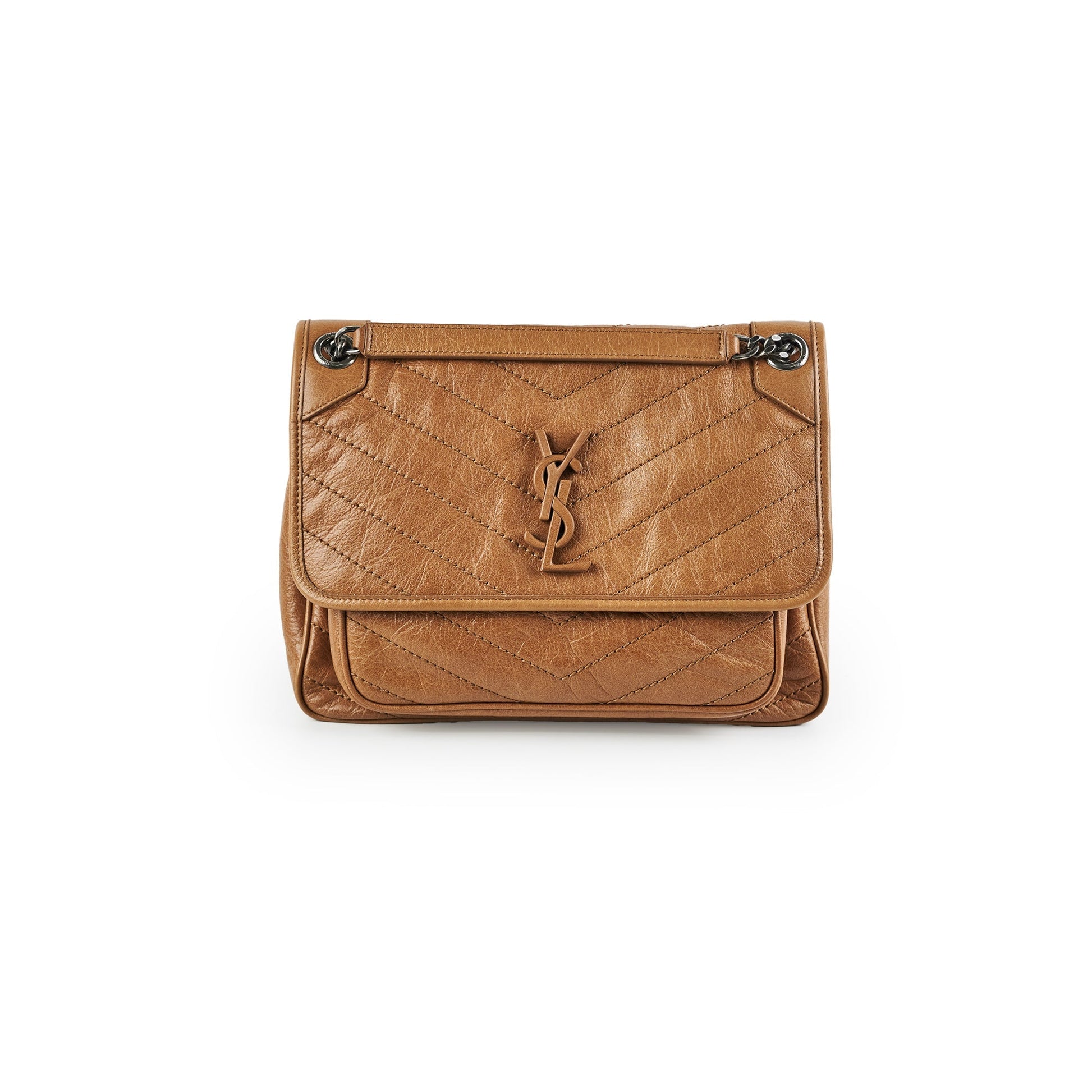 YSL Saint Laurent Niki Bag Brown Medium Travel Bag
