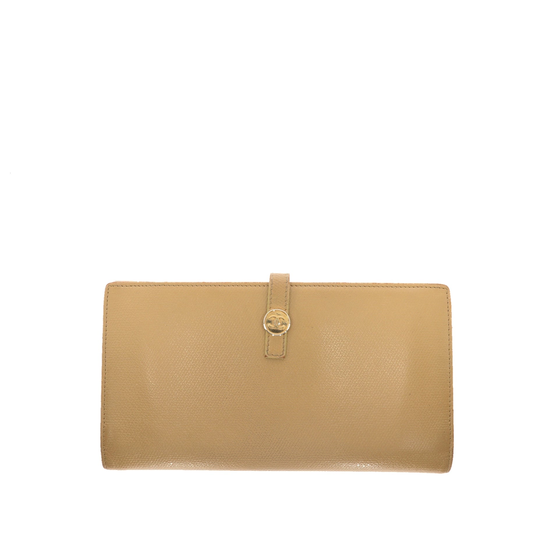 CHANEL Wallet in Beige Leather